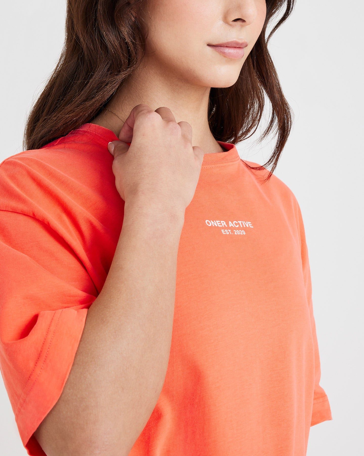 Graphic Oversized Short Sleeve Tee | Washed Peach Blossom - Image 4