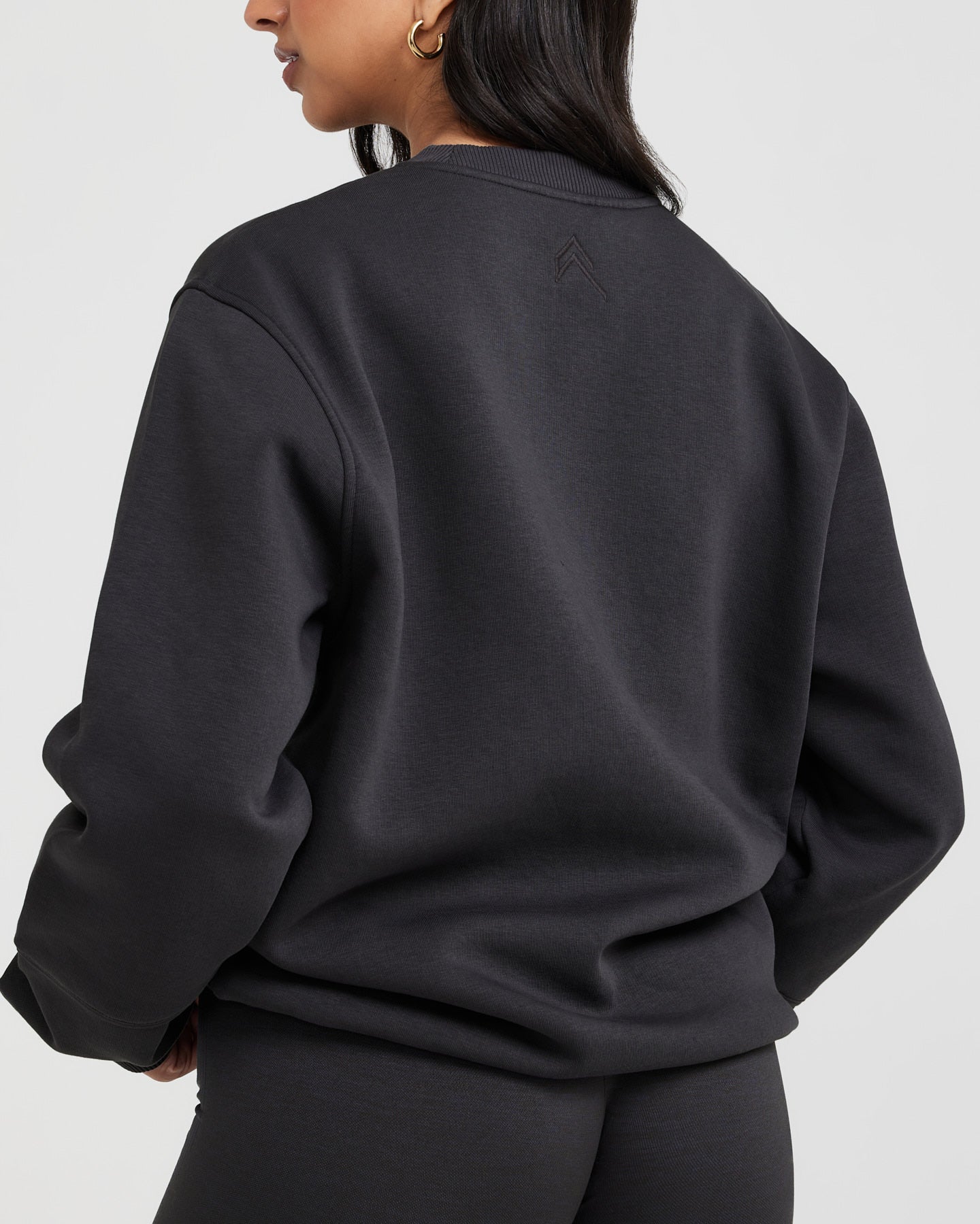 Classic Lounge Oversized Crew Neck | Coal - Image 5