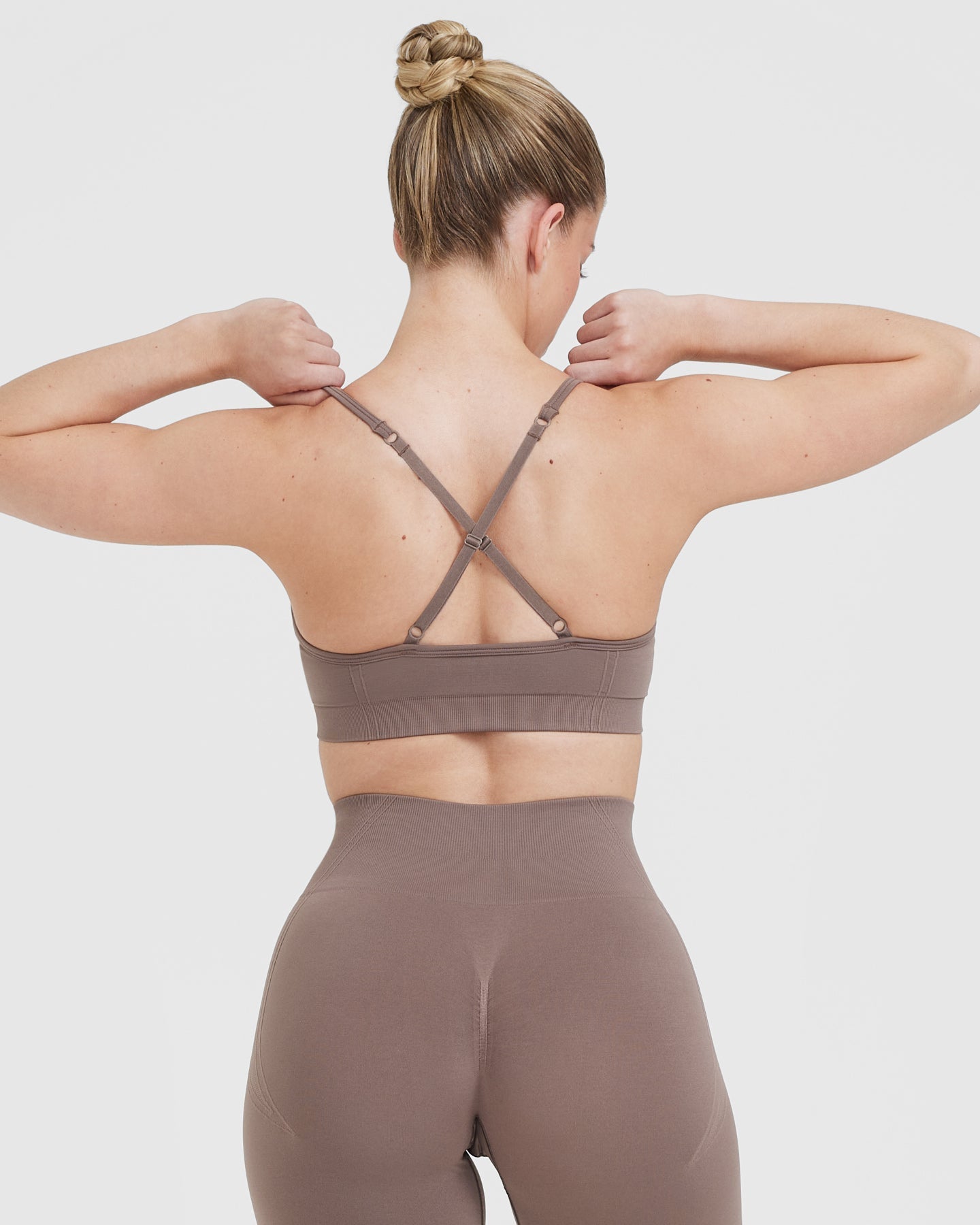 EffortlessLift Strappy Bralette | Washed Cool Brown - Image 2