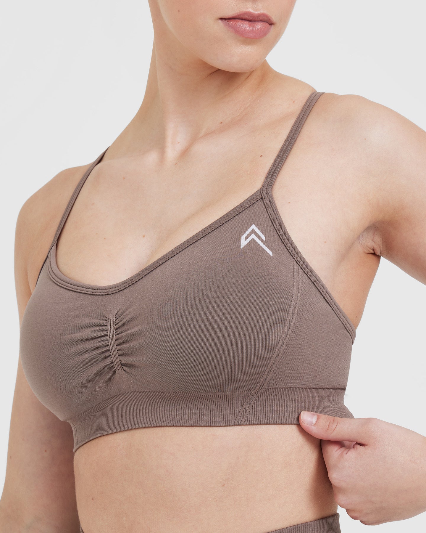 EffortlessLift Strappy Bralette | Washed Cool Brown - Image 4