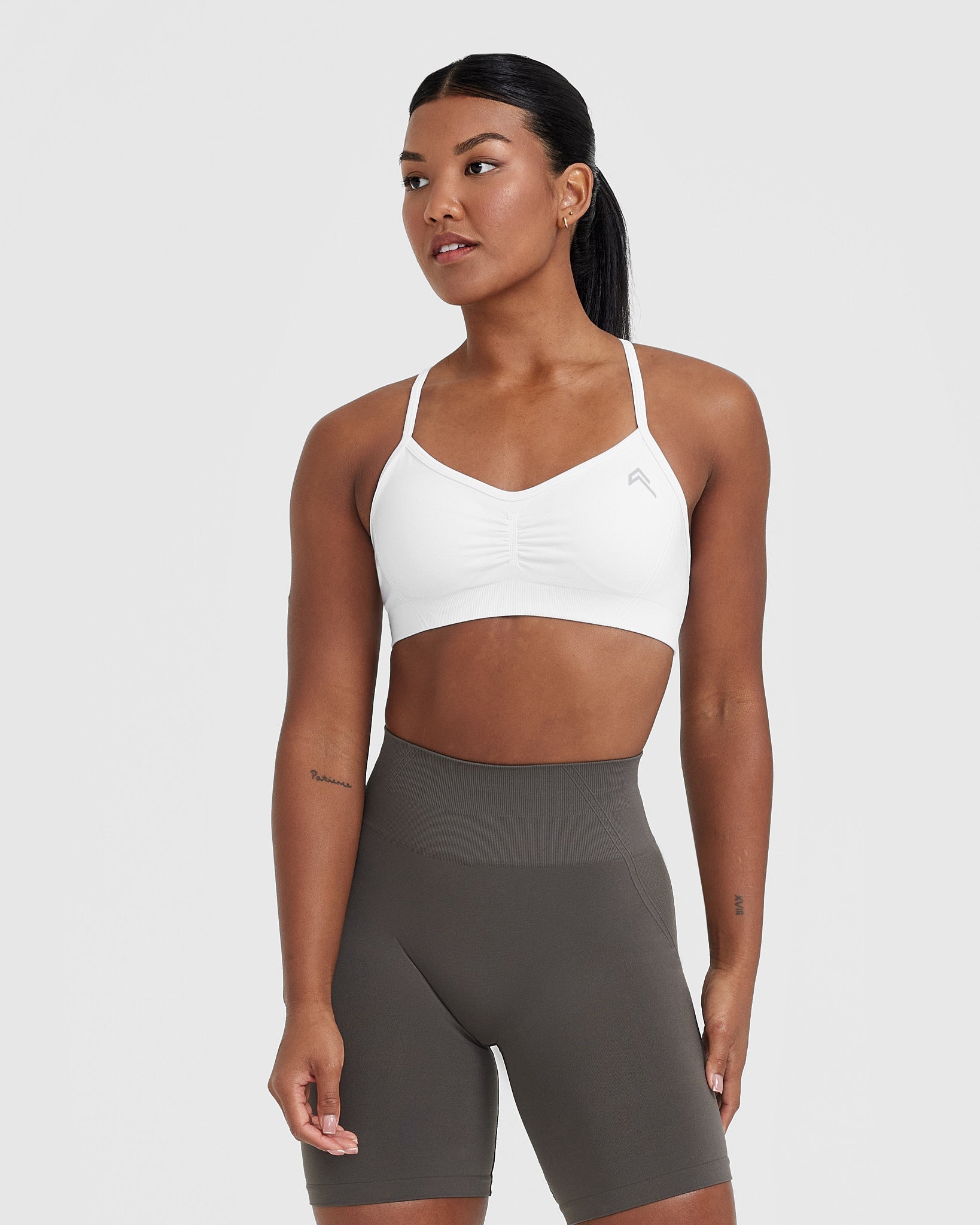 EffortlessLift Strappy Bralette | White