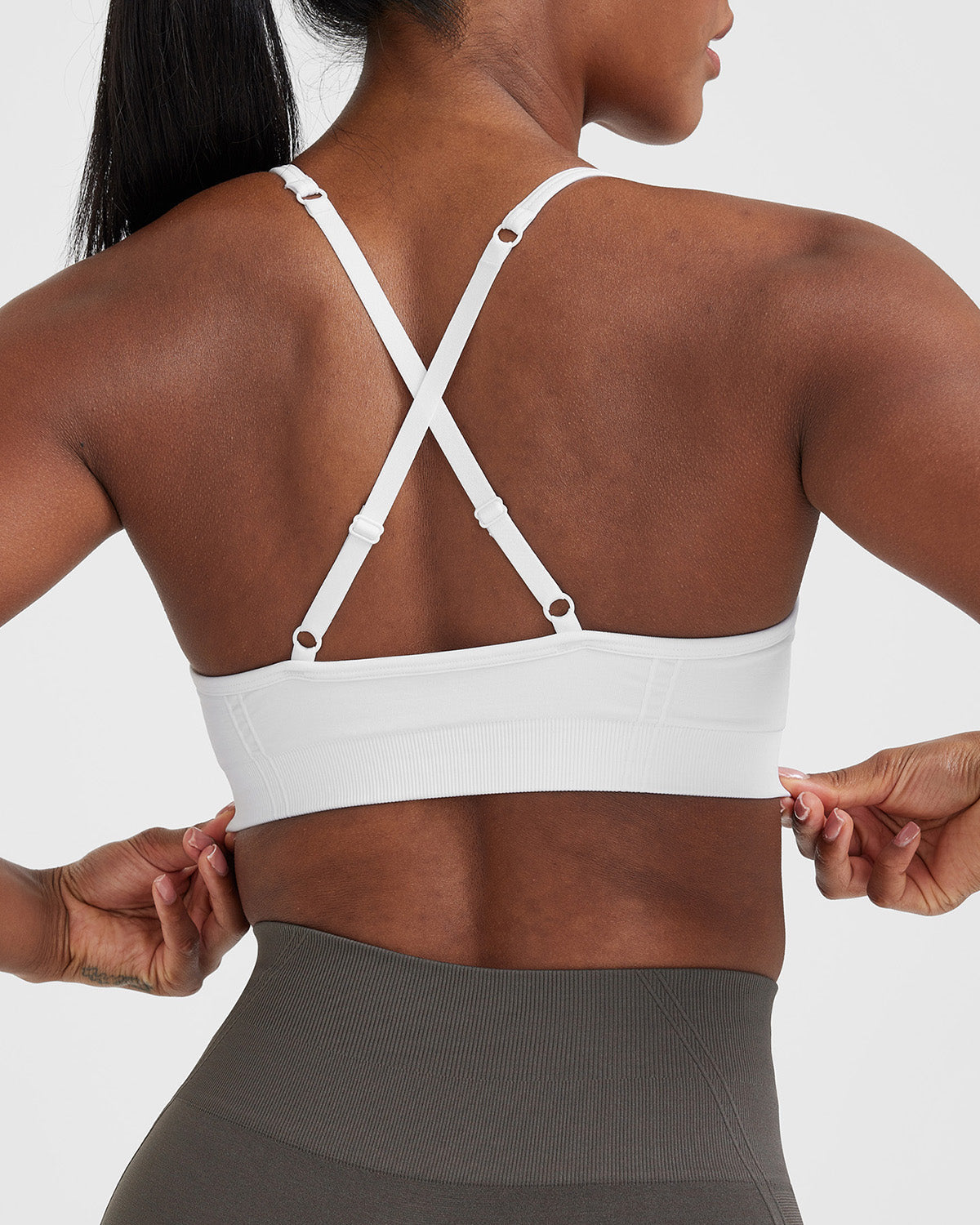 EffortlessLift Strappy Bralette | White - Image 5