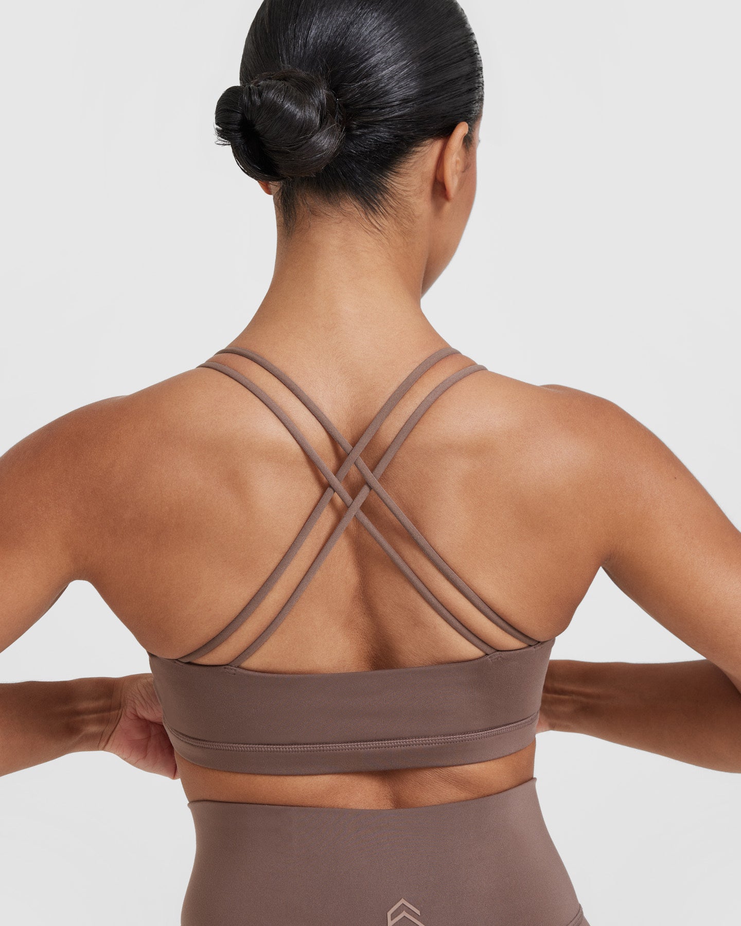 Everyday Cross Over Bralette | Cool Brown - Image 5