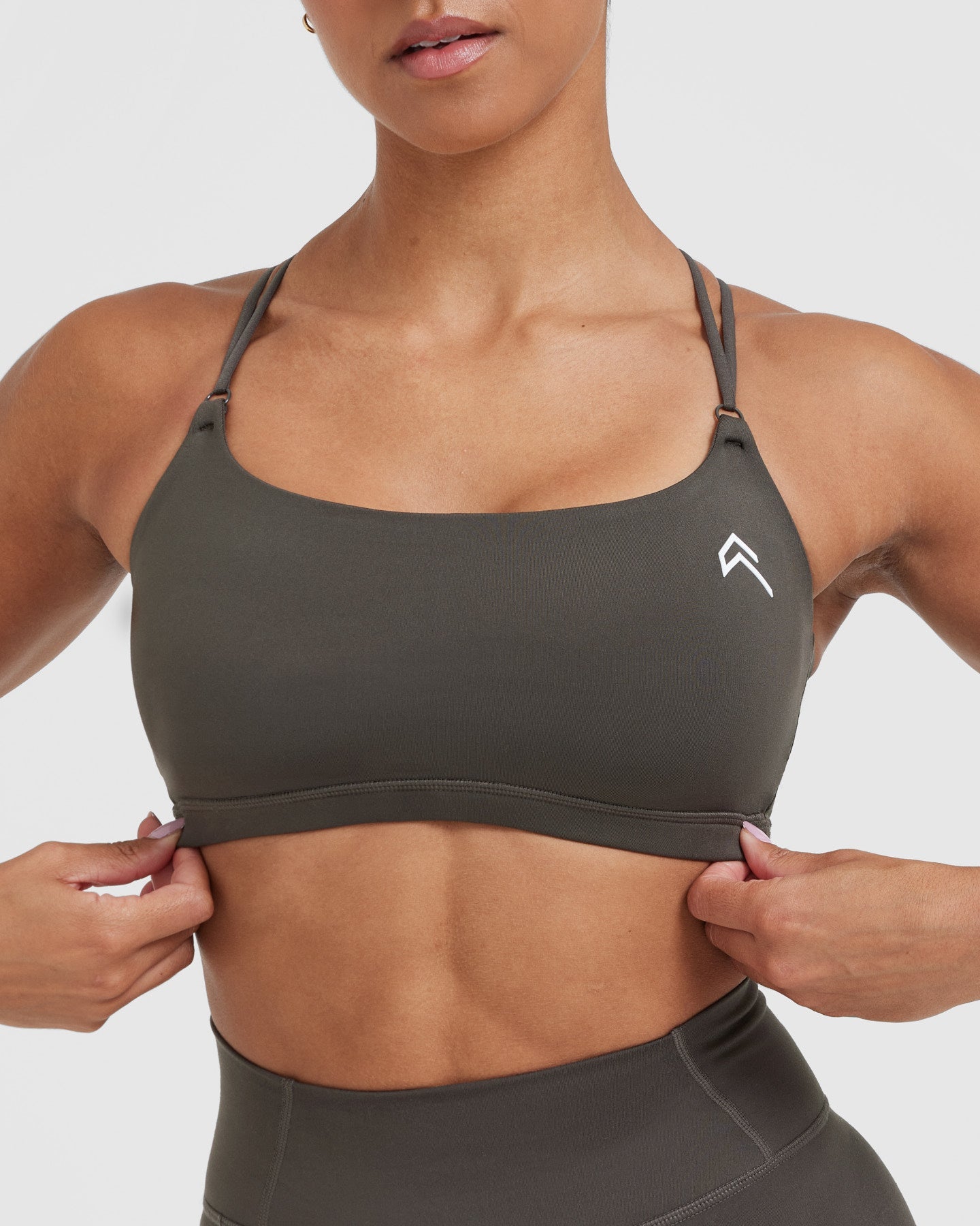 Everyday Cross Over Bralette | Deep Taupe - Image 4