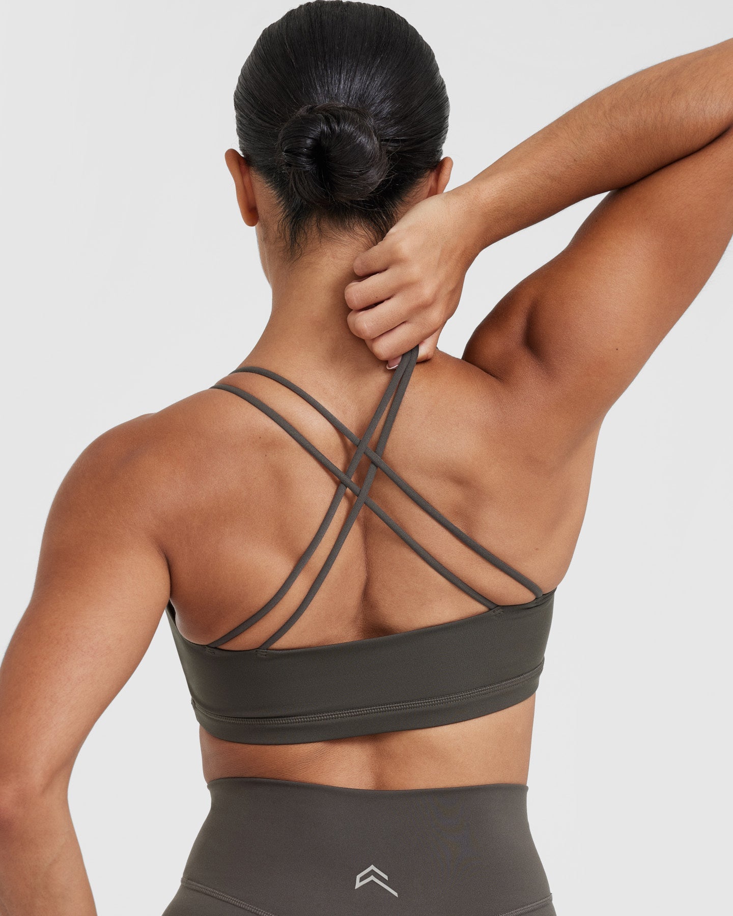 Everyday Cross Over Bralette | Deep Taupe - Image 5