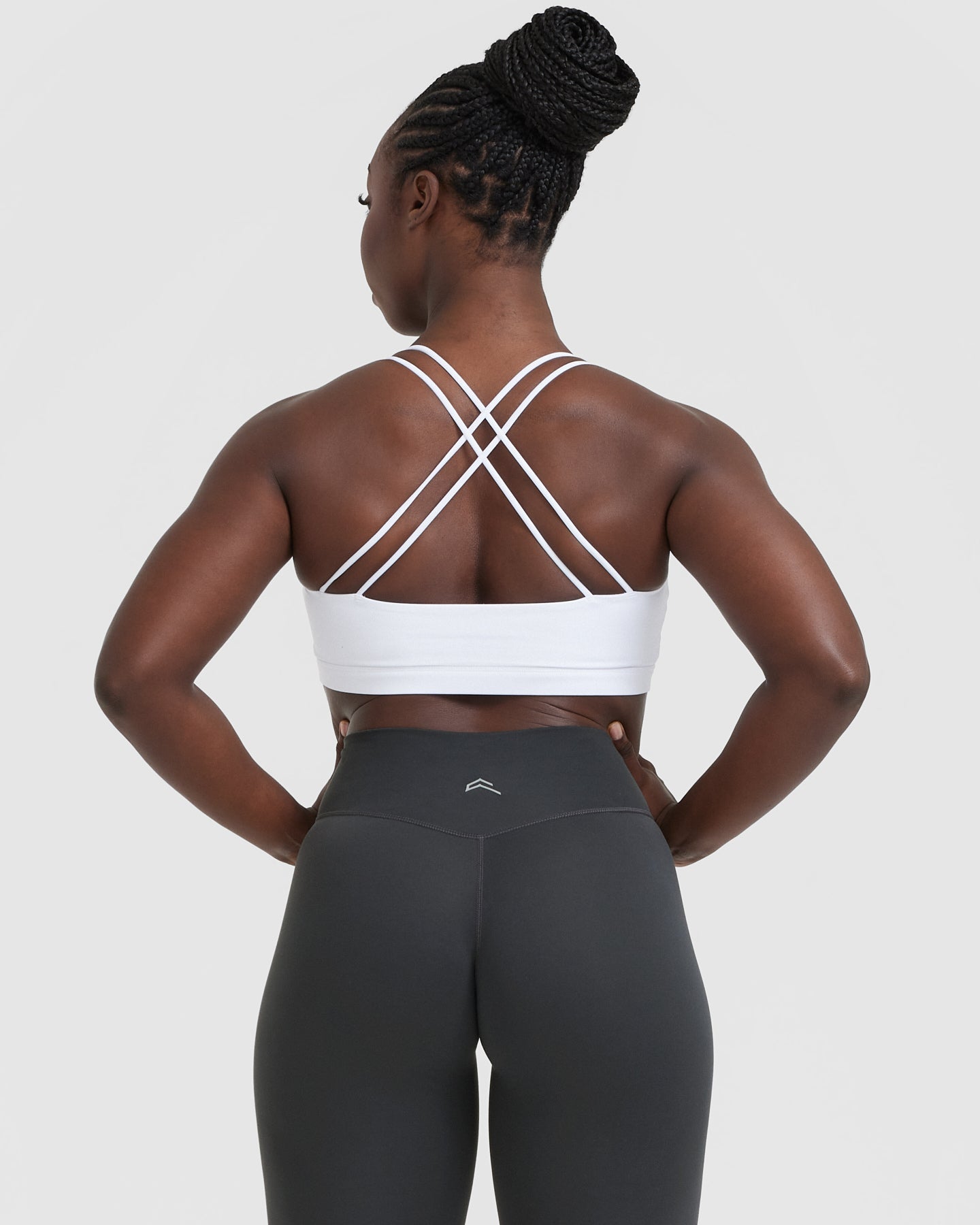 Everyday Cross Over Bralette | White - Image 2