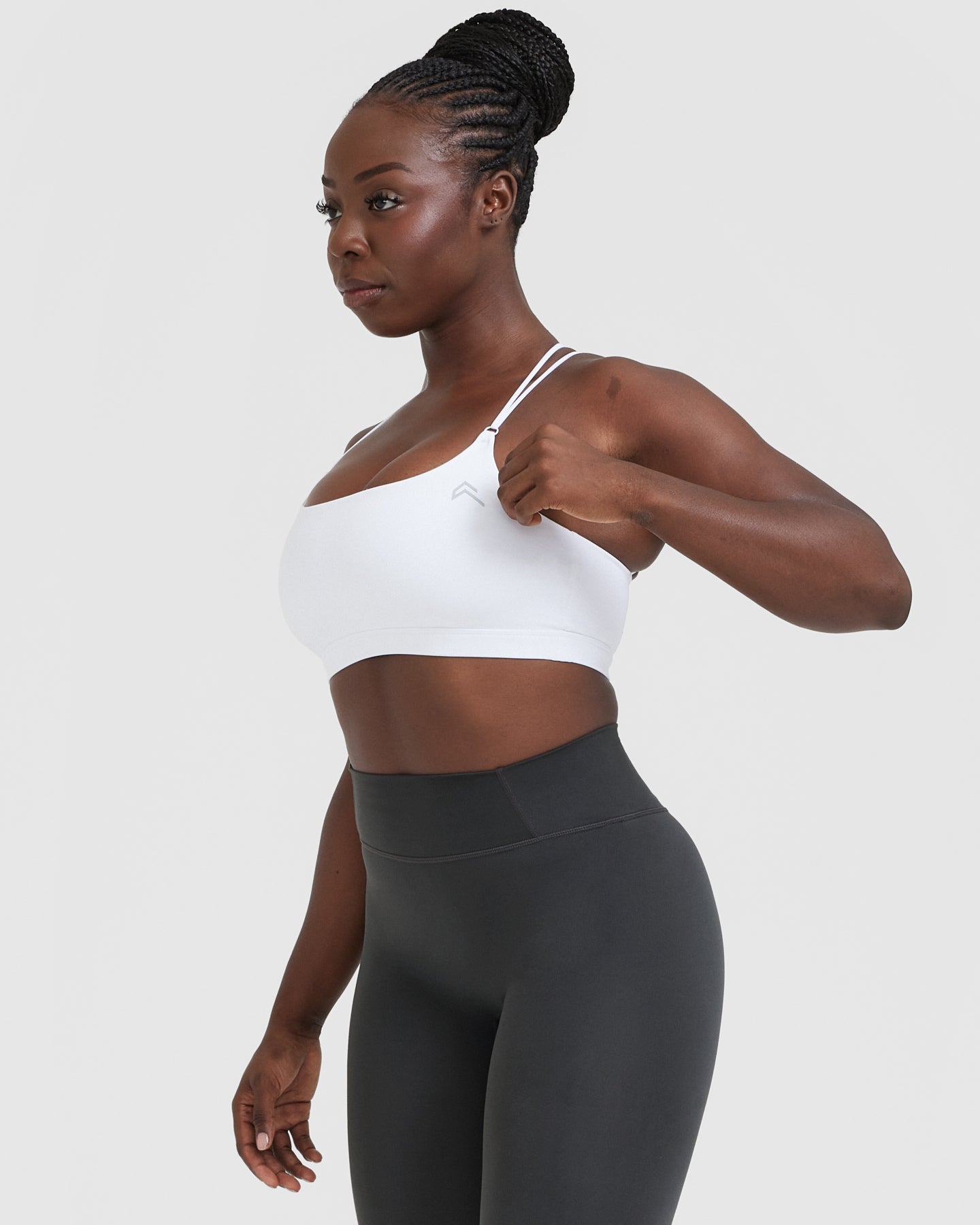 Everyday Cross Over Bralette | White - Image 3