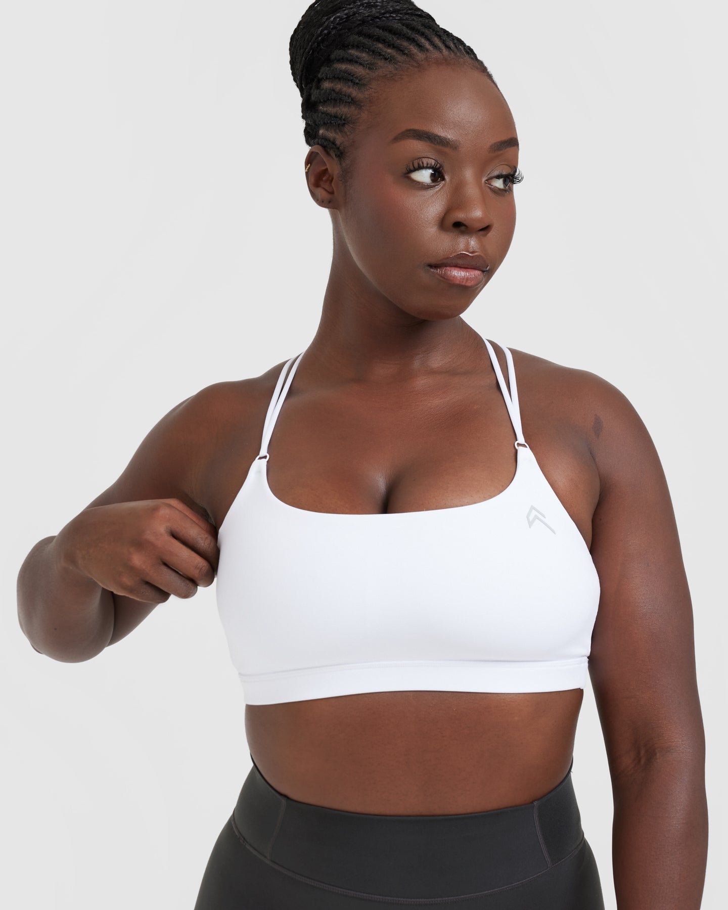 Everyday Cross Over Bralette | White - Image 4