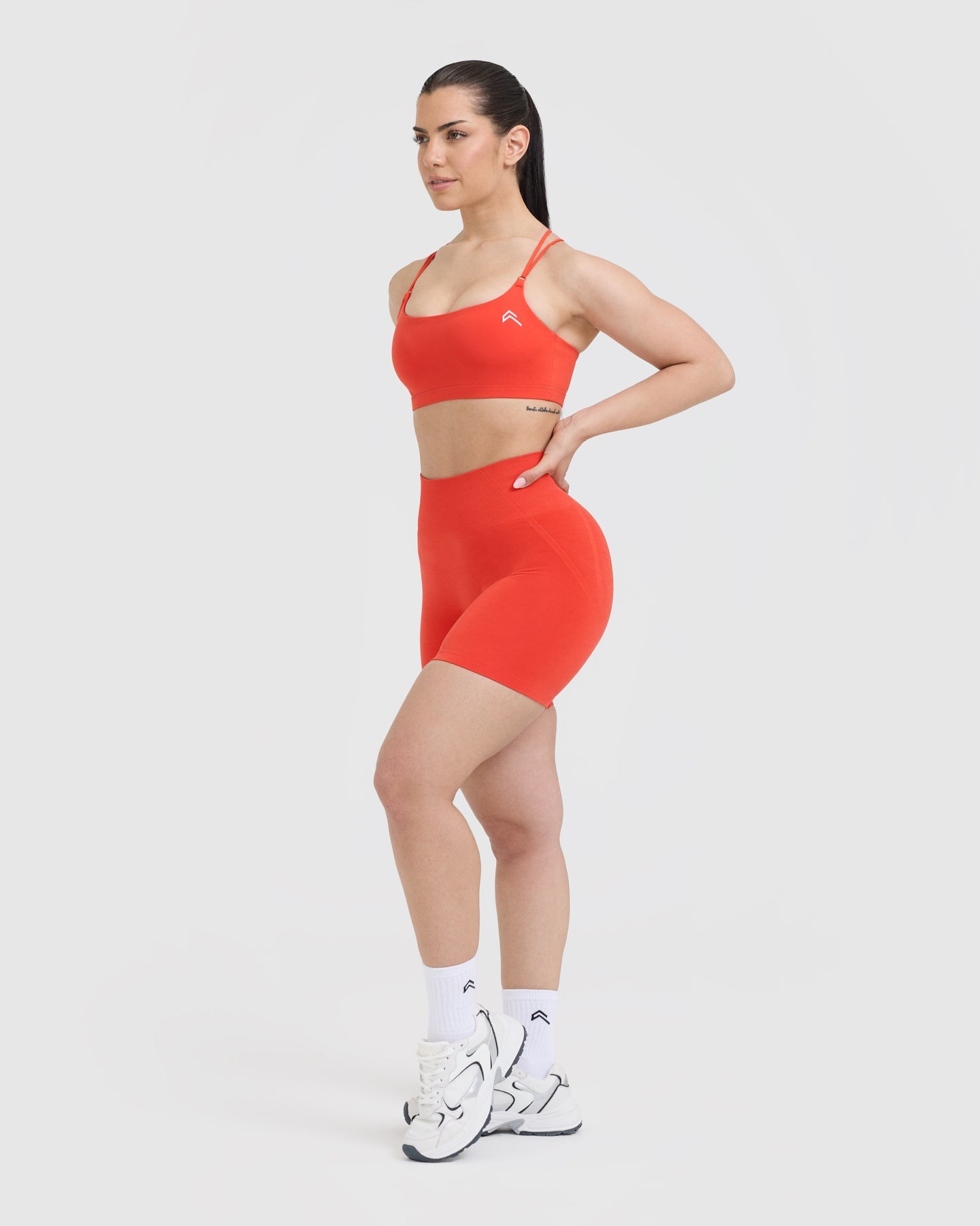 Everyday Cross Over Bralette | Charged Orange - Image 3