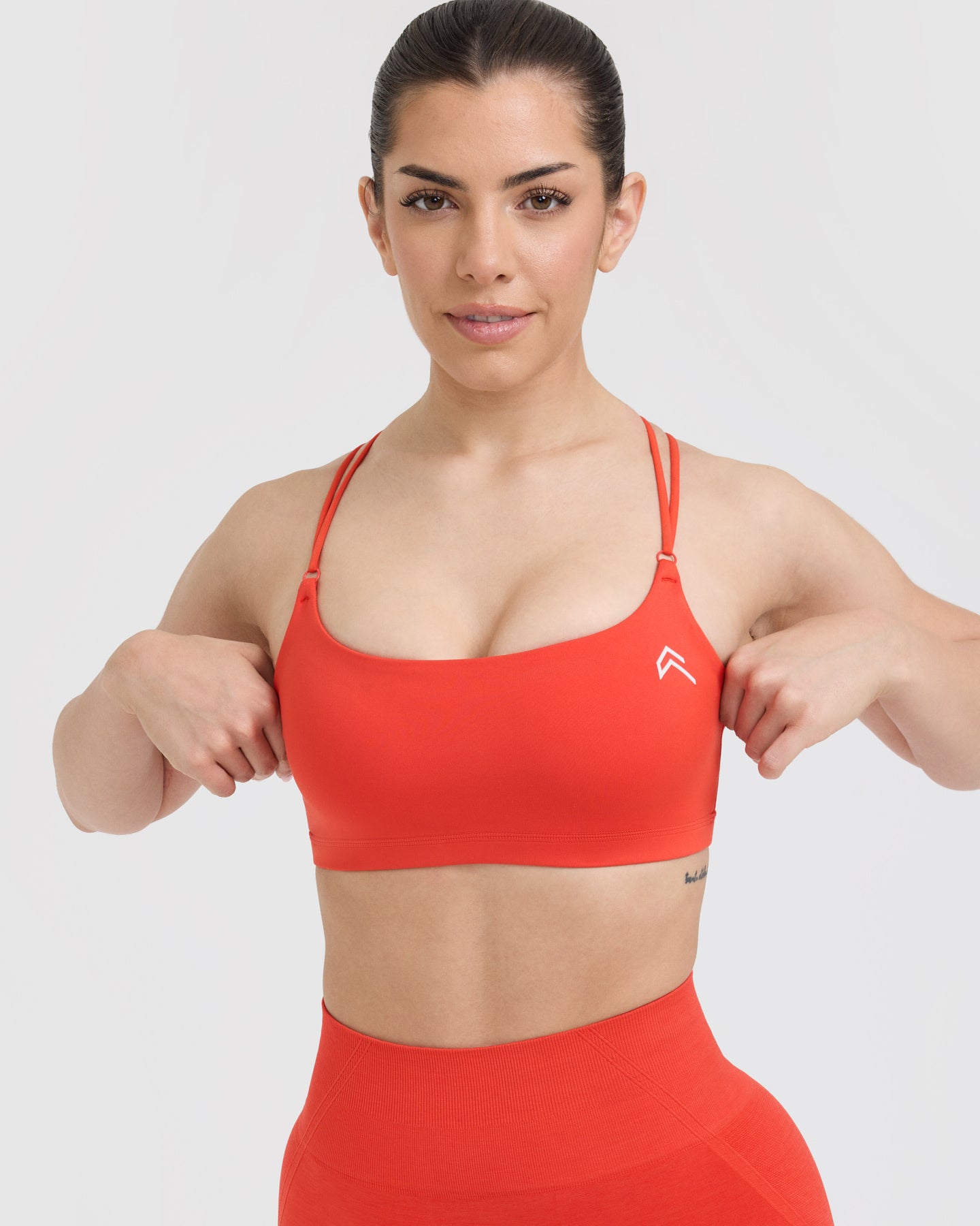 Everyday Cross Over Bralette | Charged Orange - Image 4
