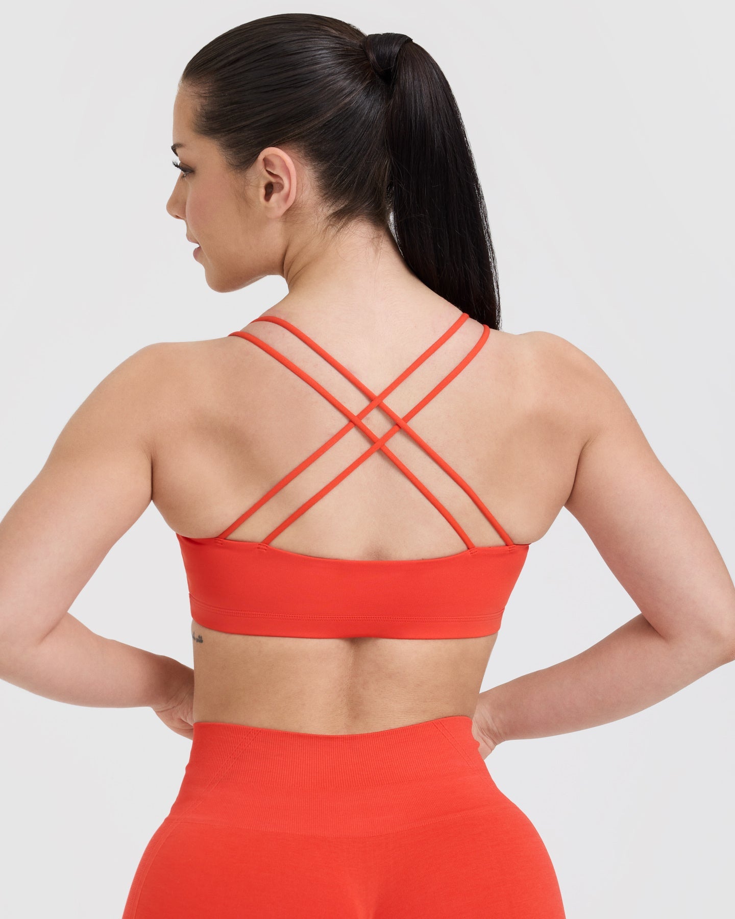 Everyday Cross Over Bralette | Charged Orange - Image 5