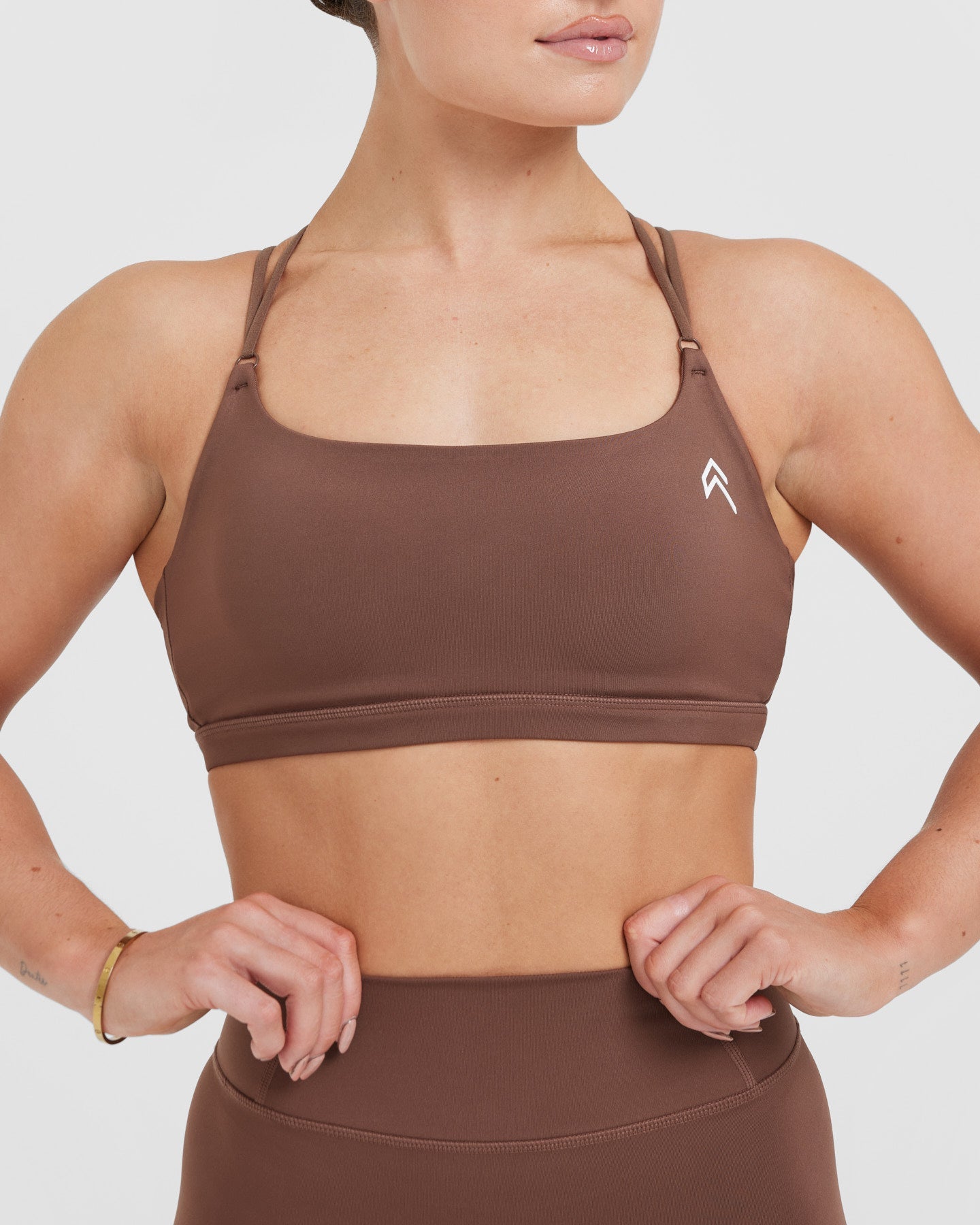 Everyday Cross Over Bralette | Chestnut - Image 4