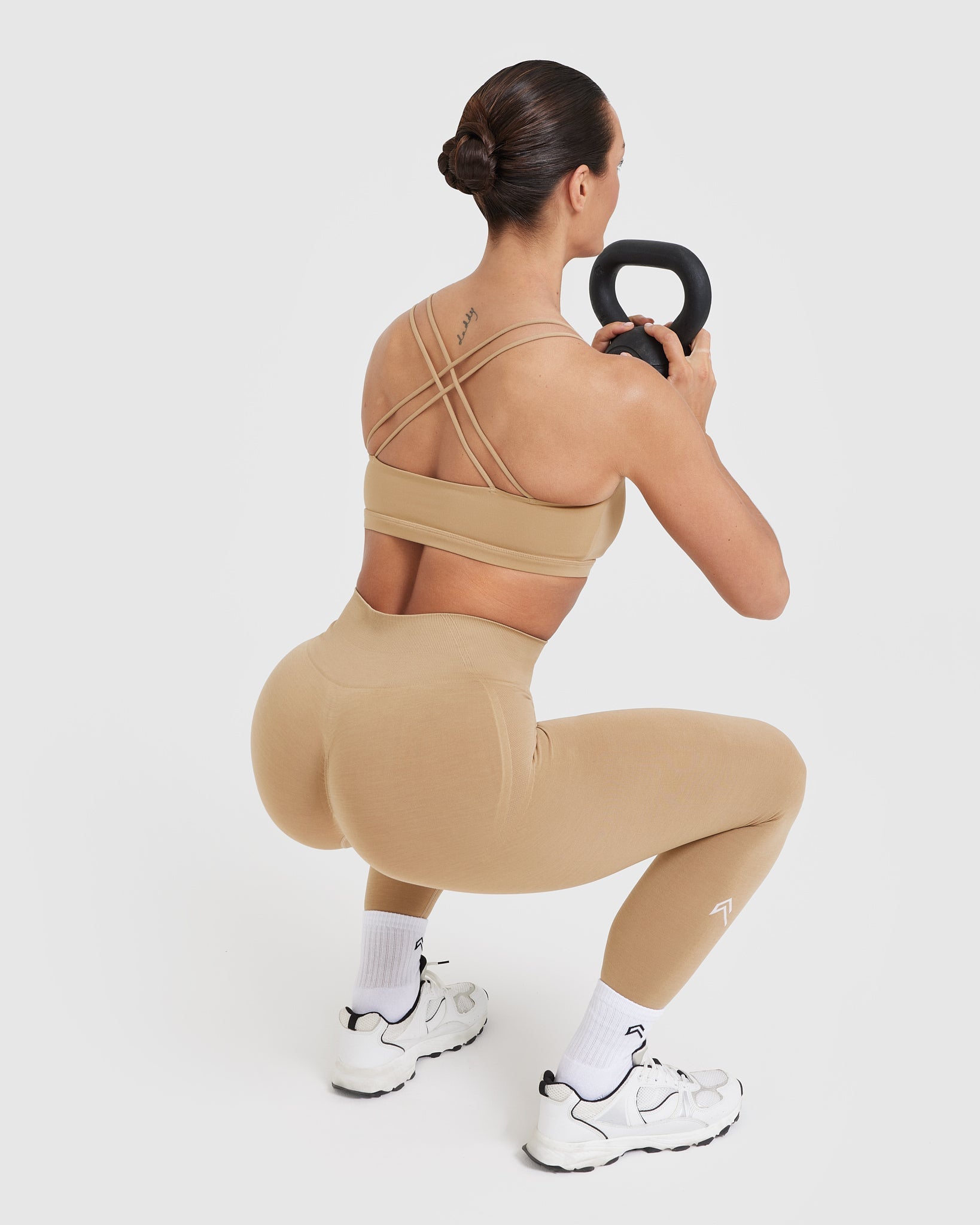 Everyday Cross Over Bralette | Dune Brown - Image 6