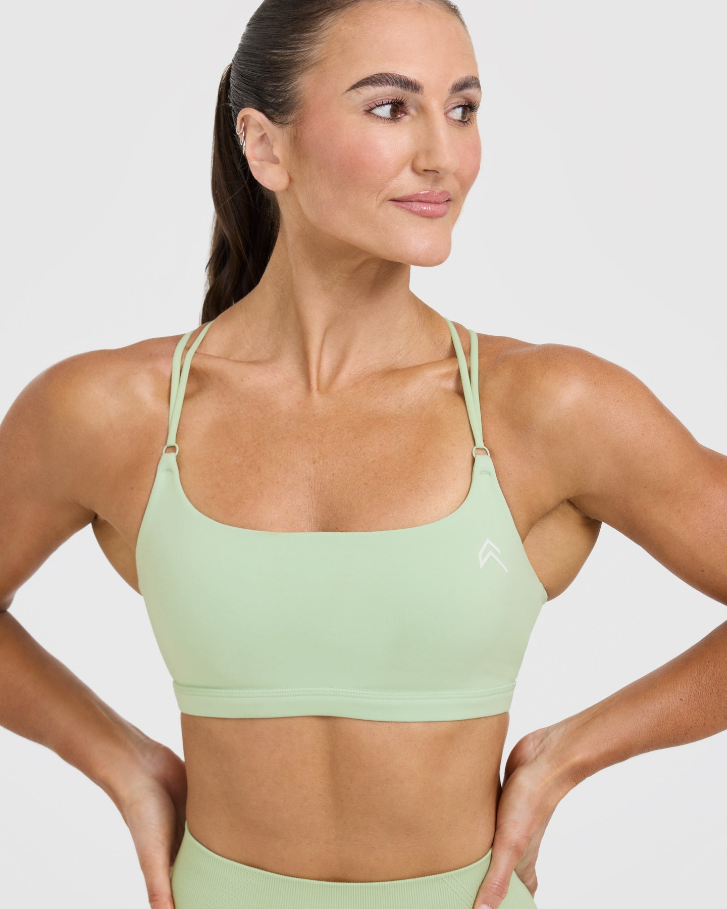 Everyday Cross Over Bralette | Mint Green - Image 4