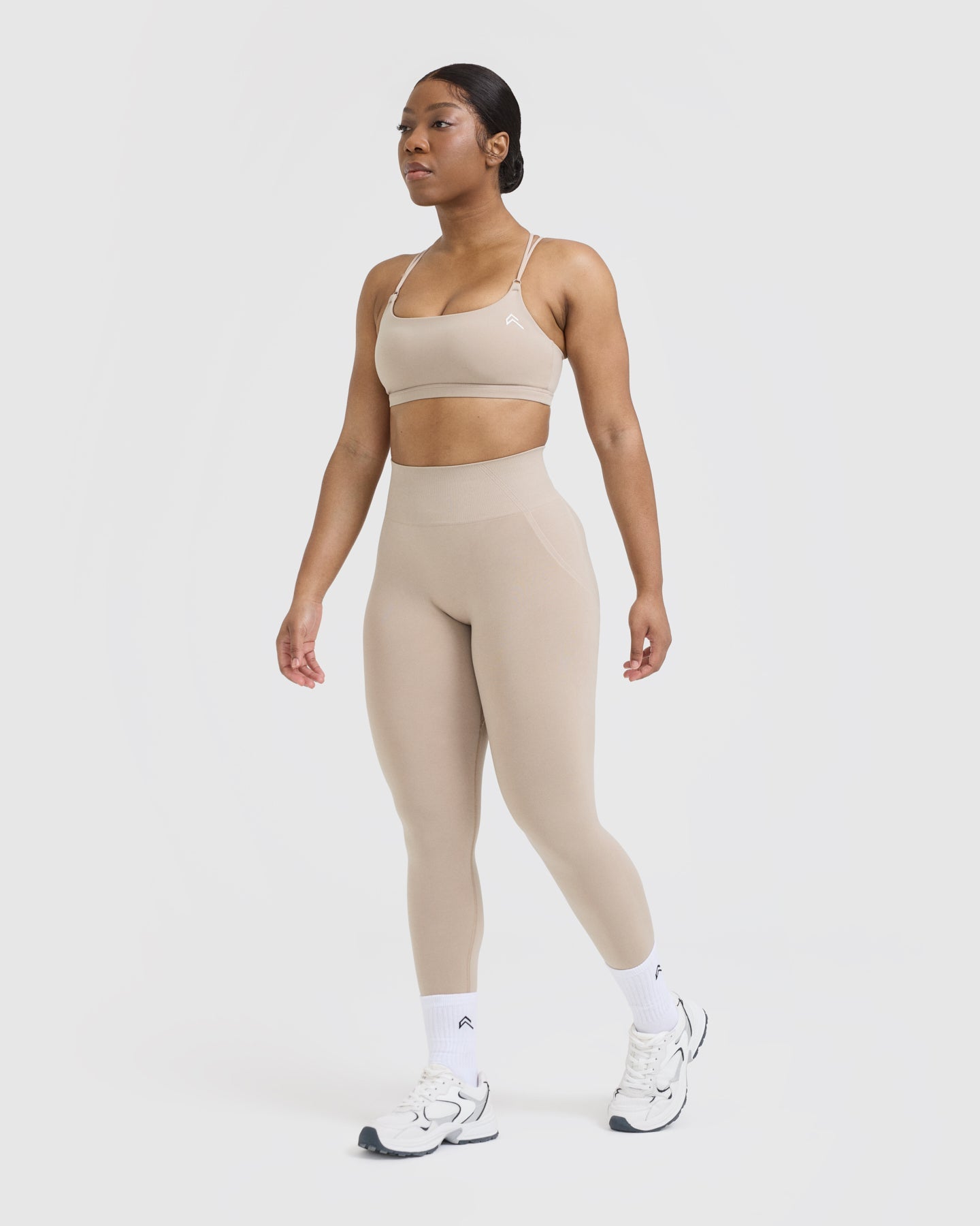 Everyday Cross Over Bralette | Mushroom Brown - Image 3