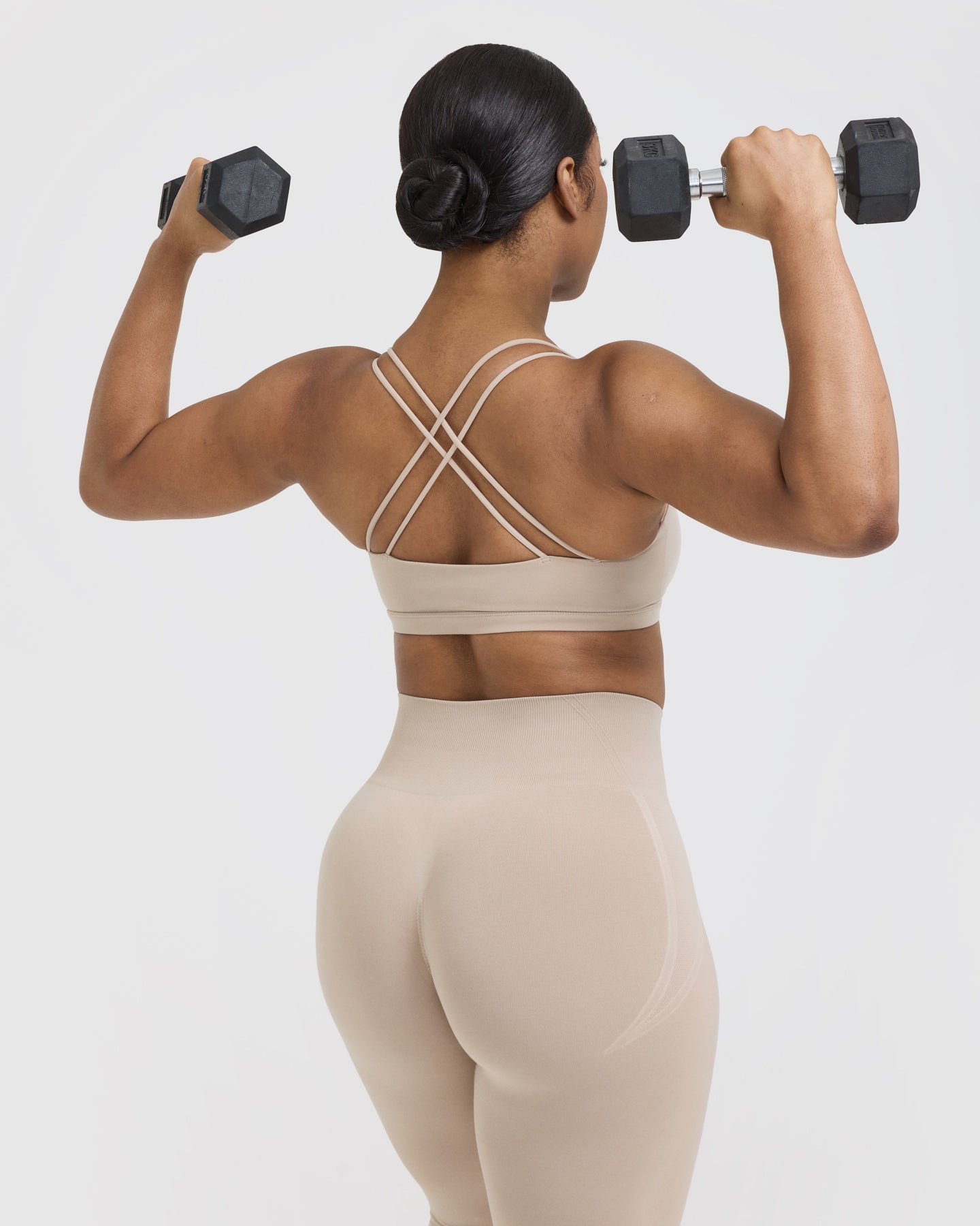 Everyday Cross Over Bralette | Mushroom Brown - Image 6