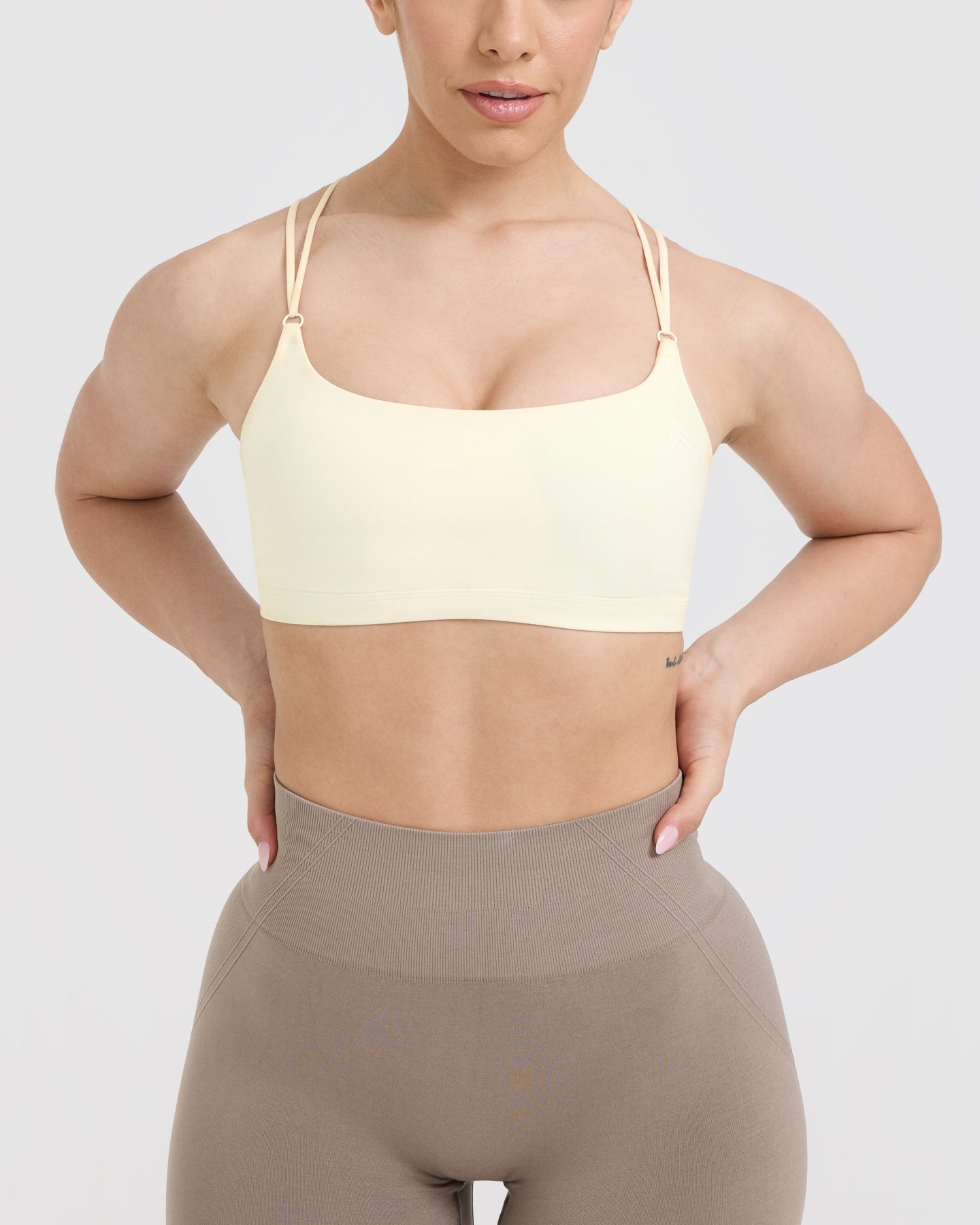 Everyday Cross Over Bralette | Off White - Image 4