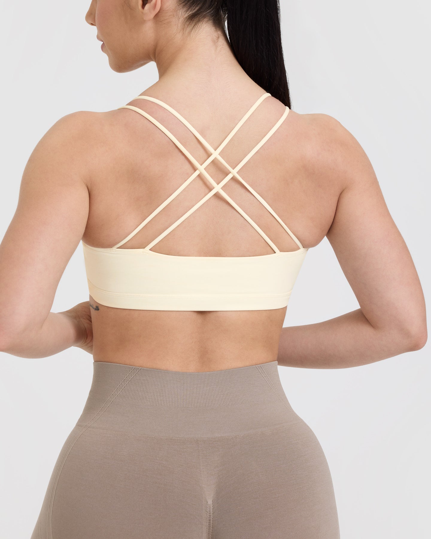 Everyday Cross Over Bralette | Off White - Image 5