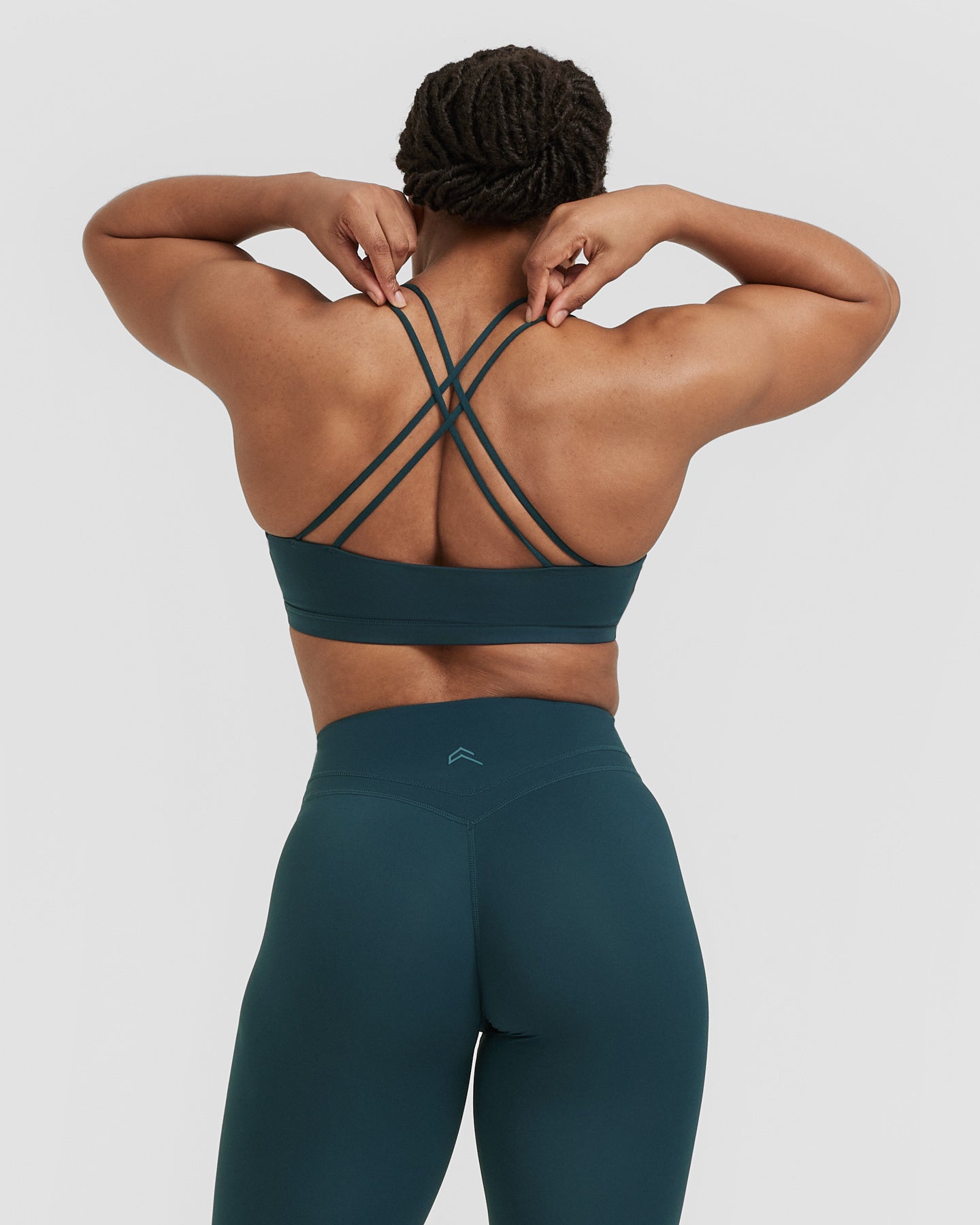 Everyday Cross Over Bralette | Oil Blue - Image 2