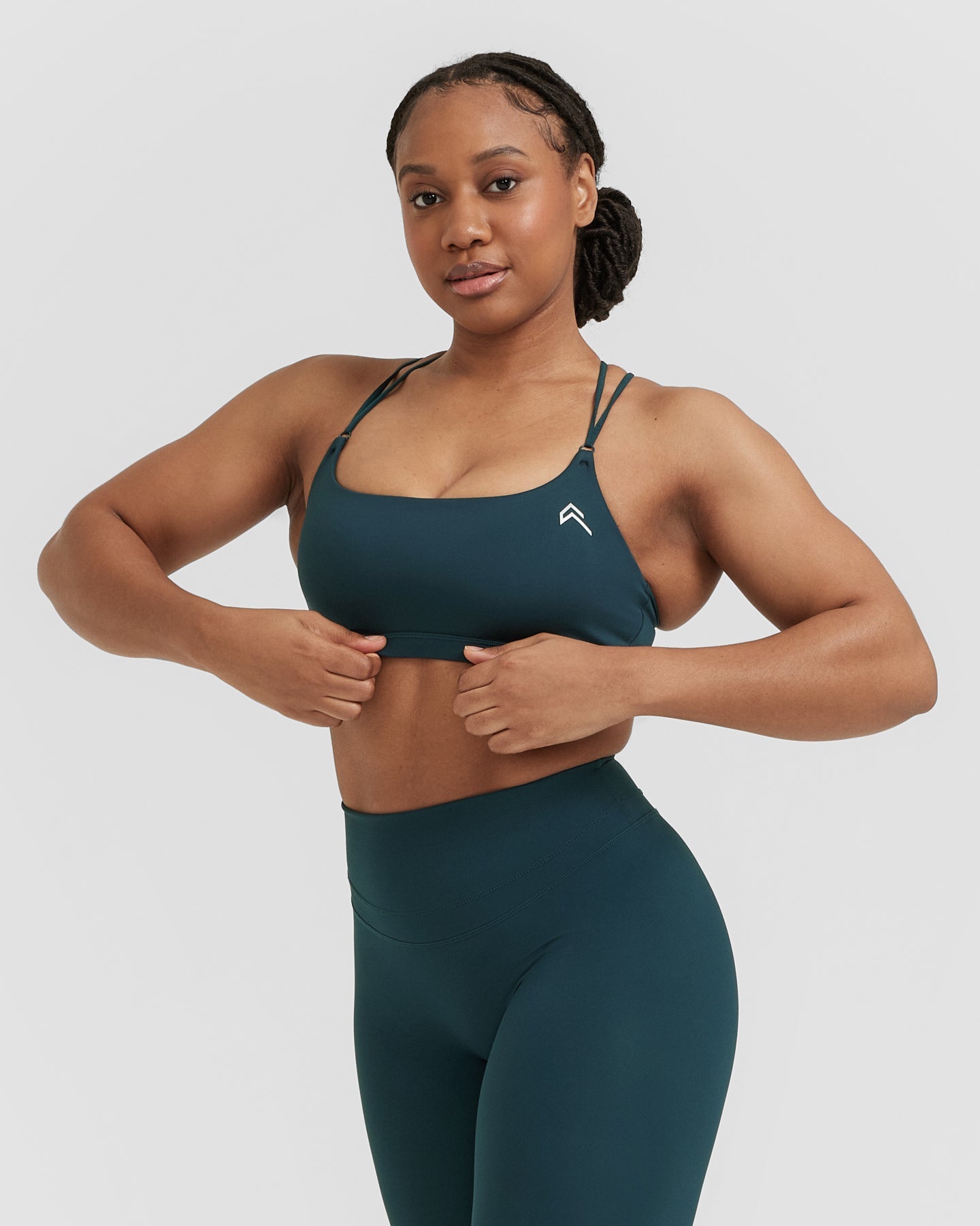 Everyday Cross Over Bralette | Oil Blue - Image 3