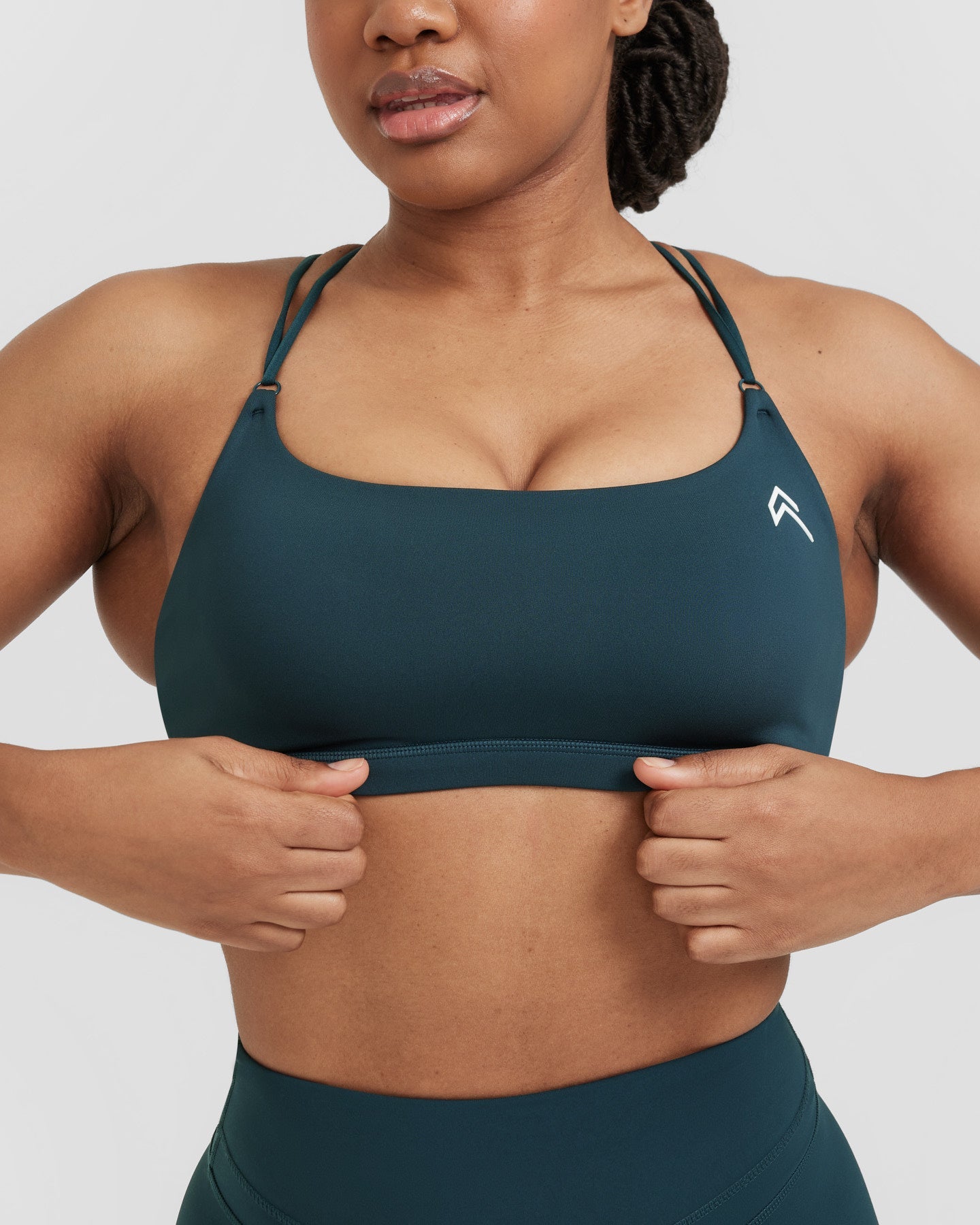 Everyday Cross Over Bralette | Oil Blue - Image 4