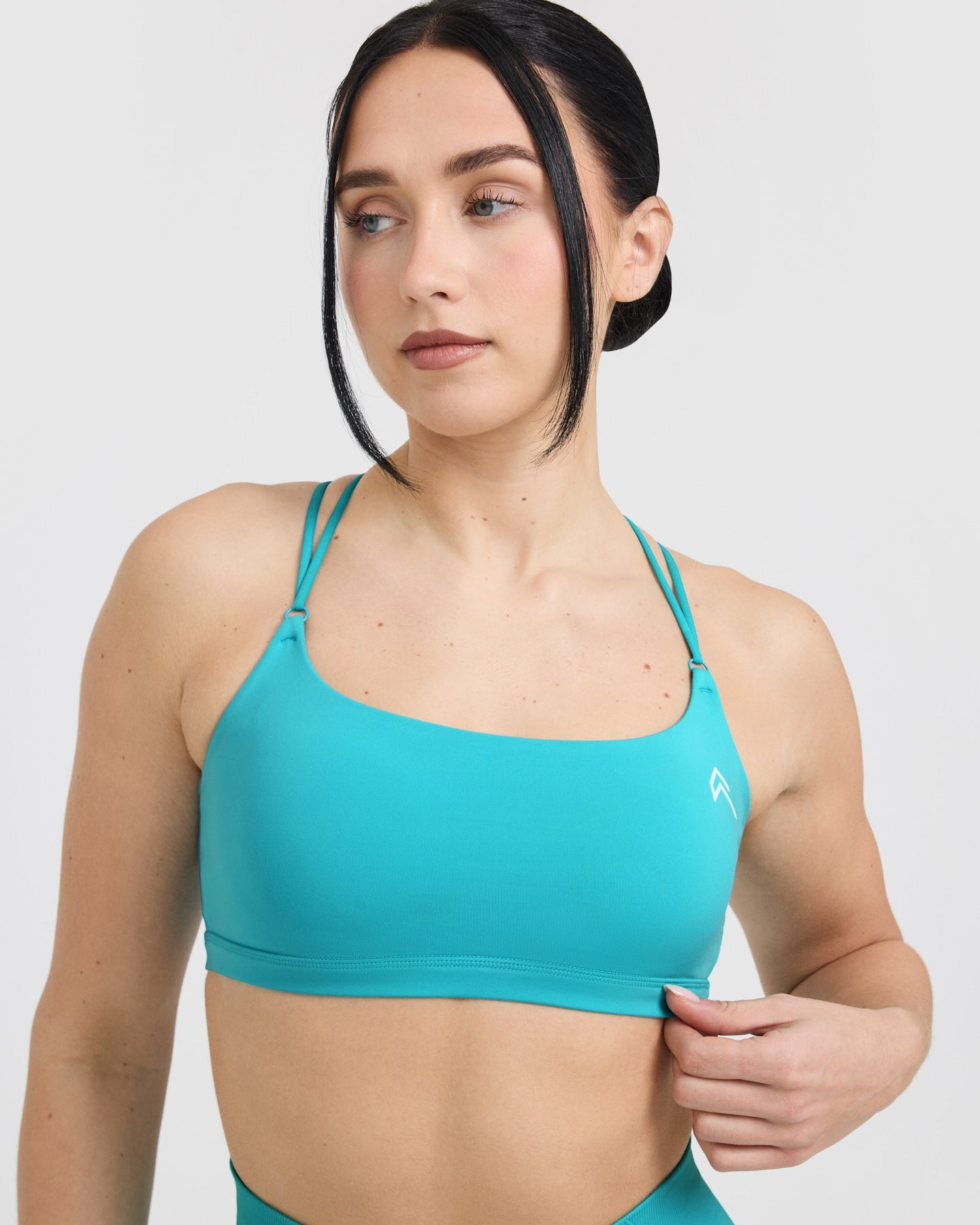 Everyday Cross Over Bralette | Aqua Blue - Image 4