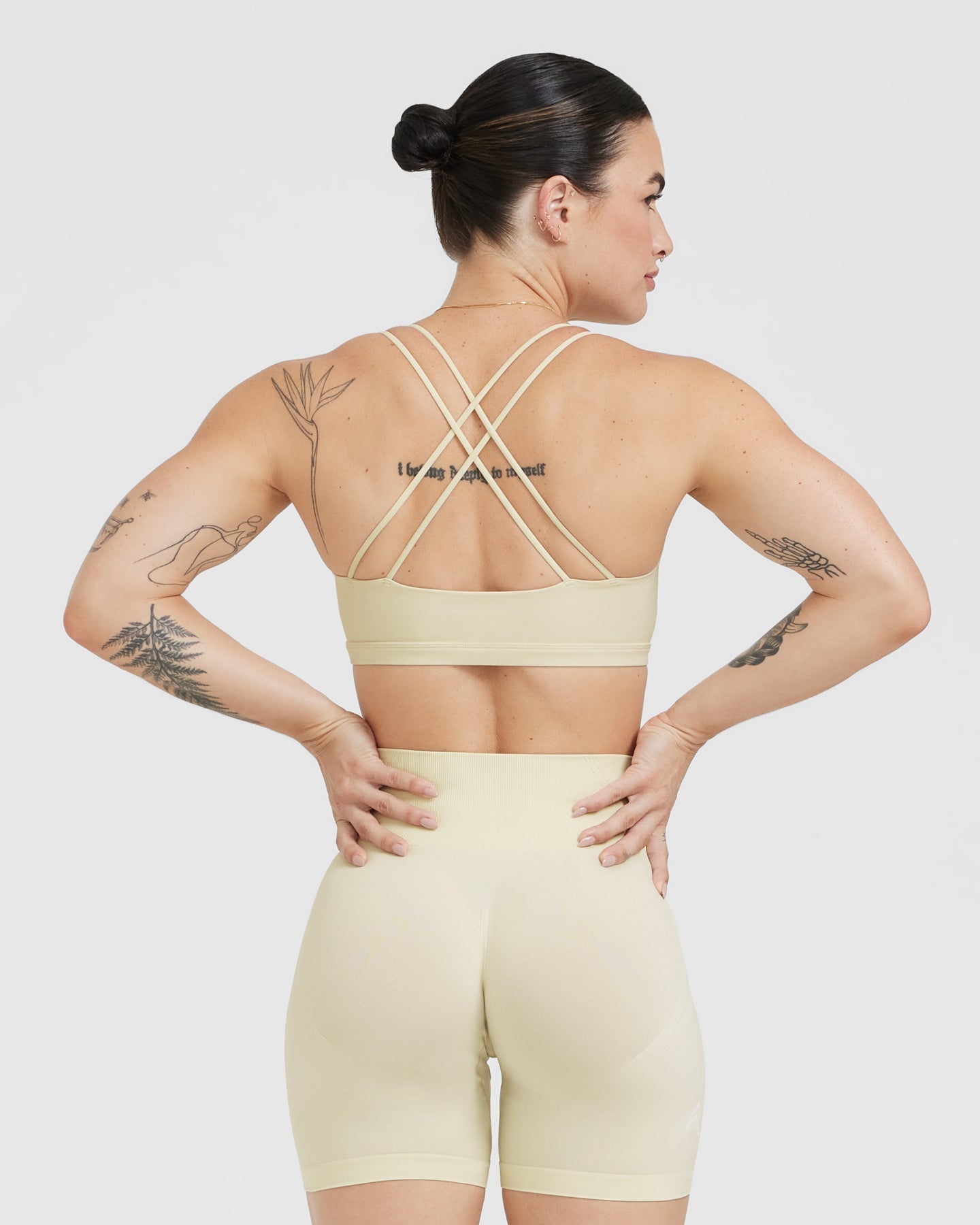 Everyday Cross Over Bralette | Vanilla - Image 2