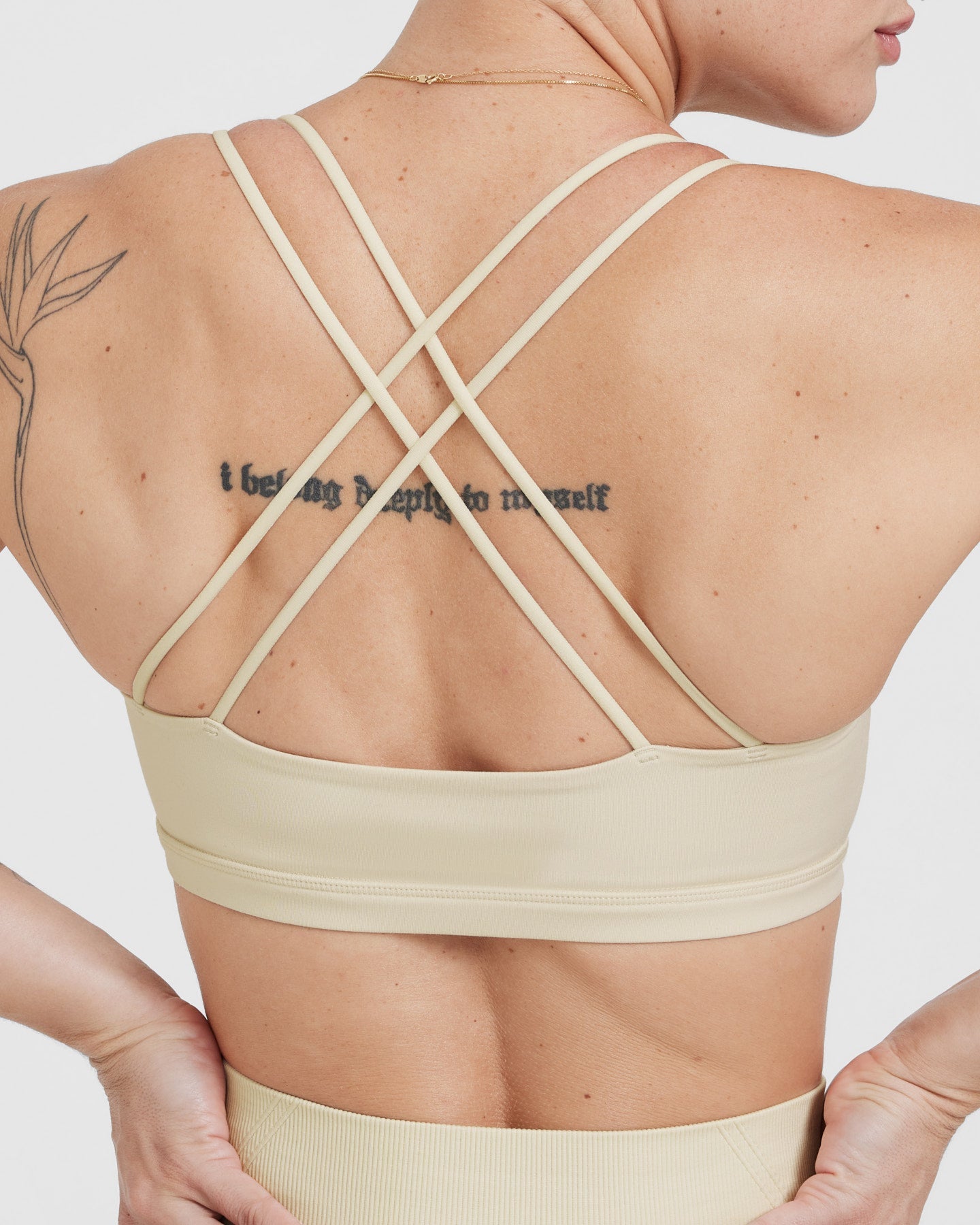 Everyday Cross Over Bralette | Vanilla - Image 5