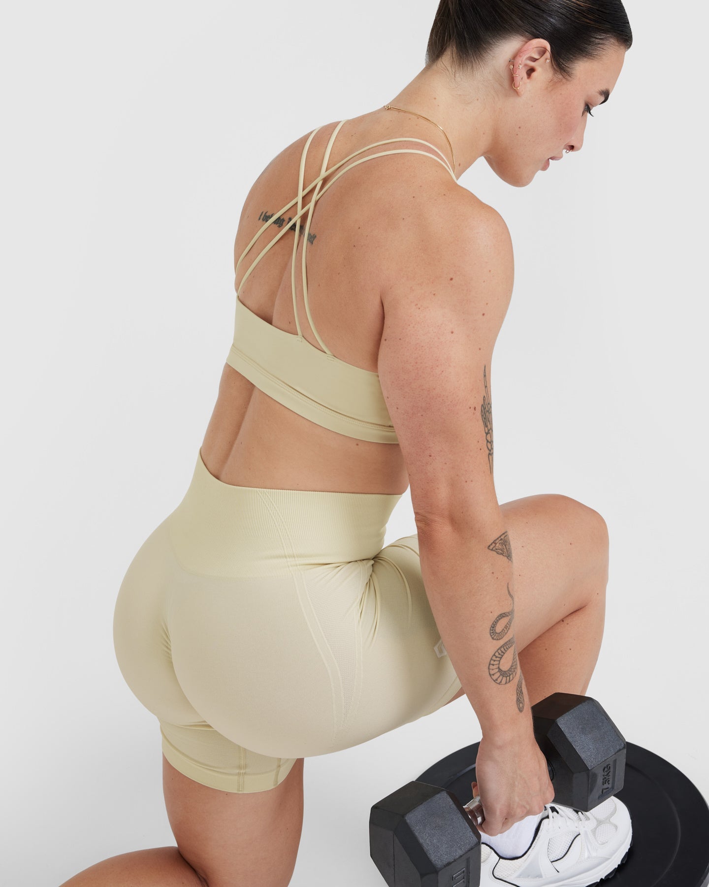Everyday Cross Over Bralette | Vanilla - Image 6