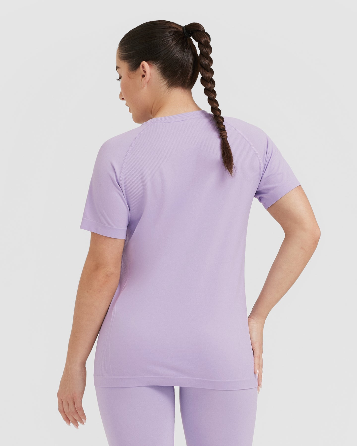 Alternative view of Go To Seamless Loose Top | Wisteria Purple