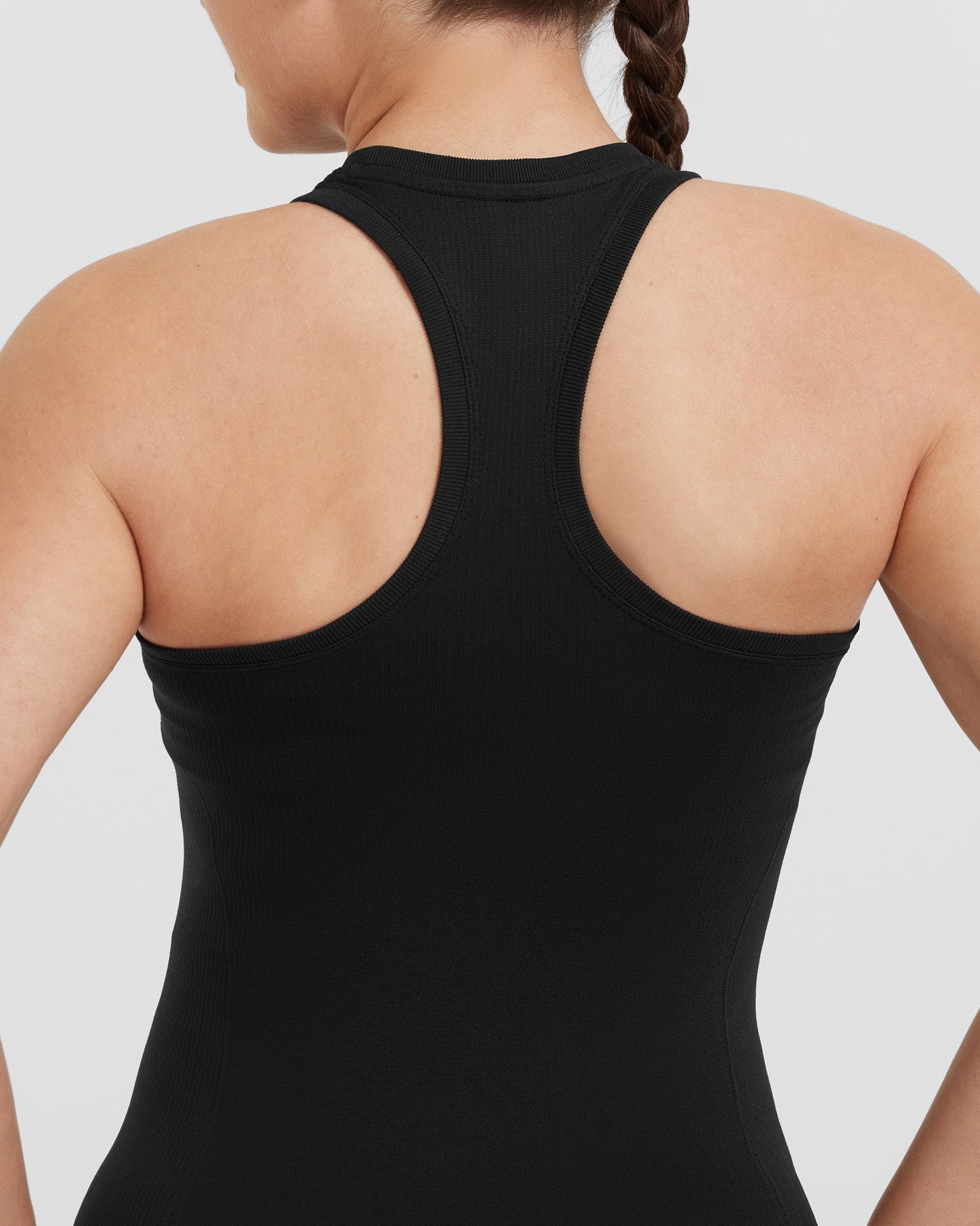 Go To Seamless Fitted High Neck Vest | Black - Image 5