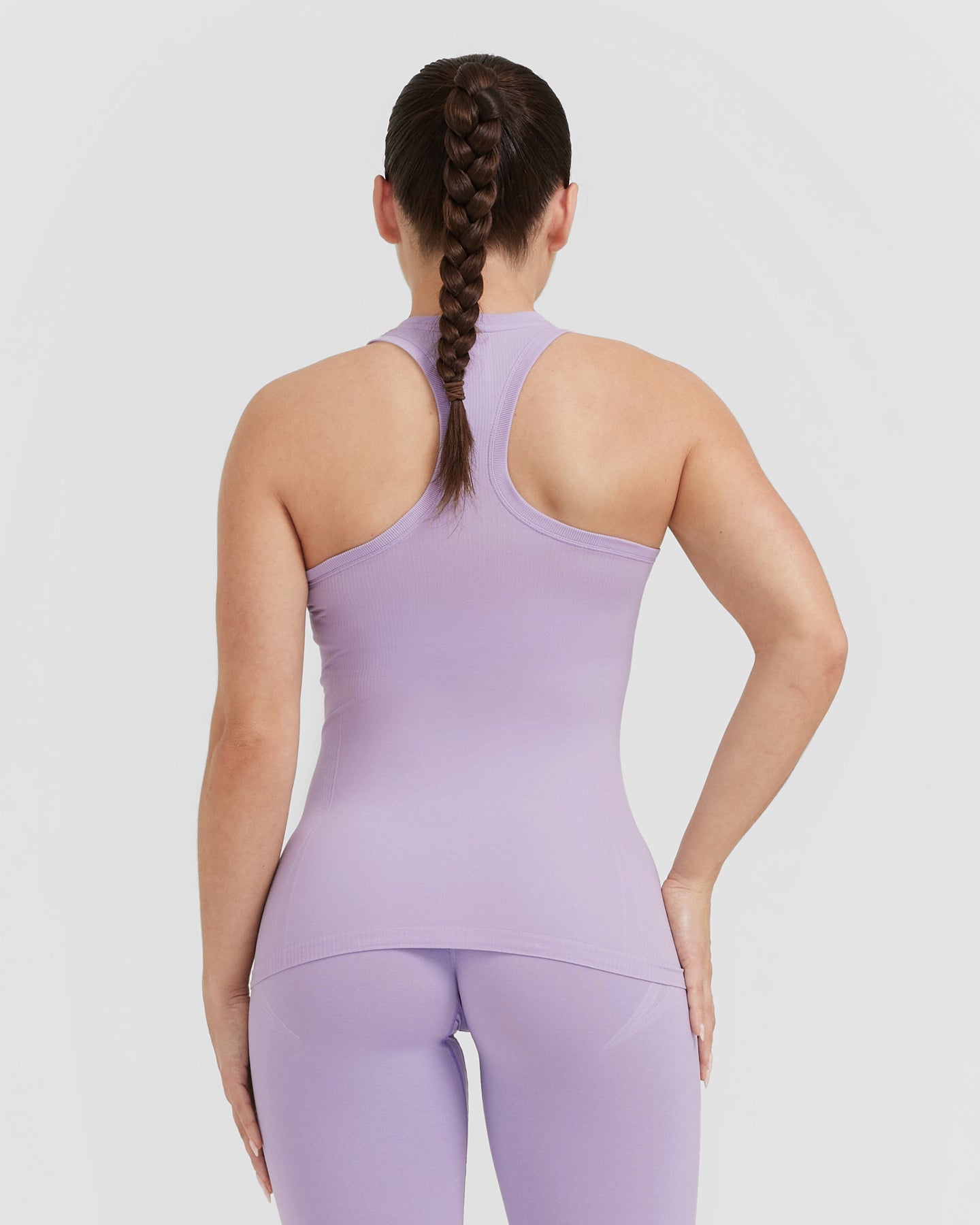 Alternative view of Go To Seamless Fitted High Neck Vest | Wisteria Purple