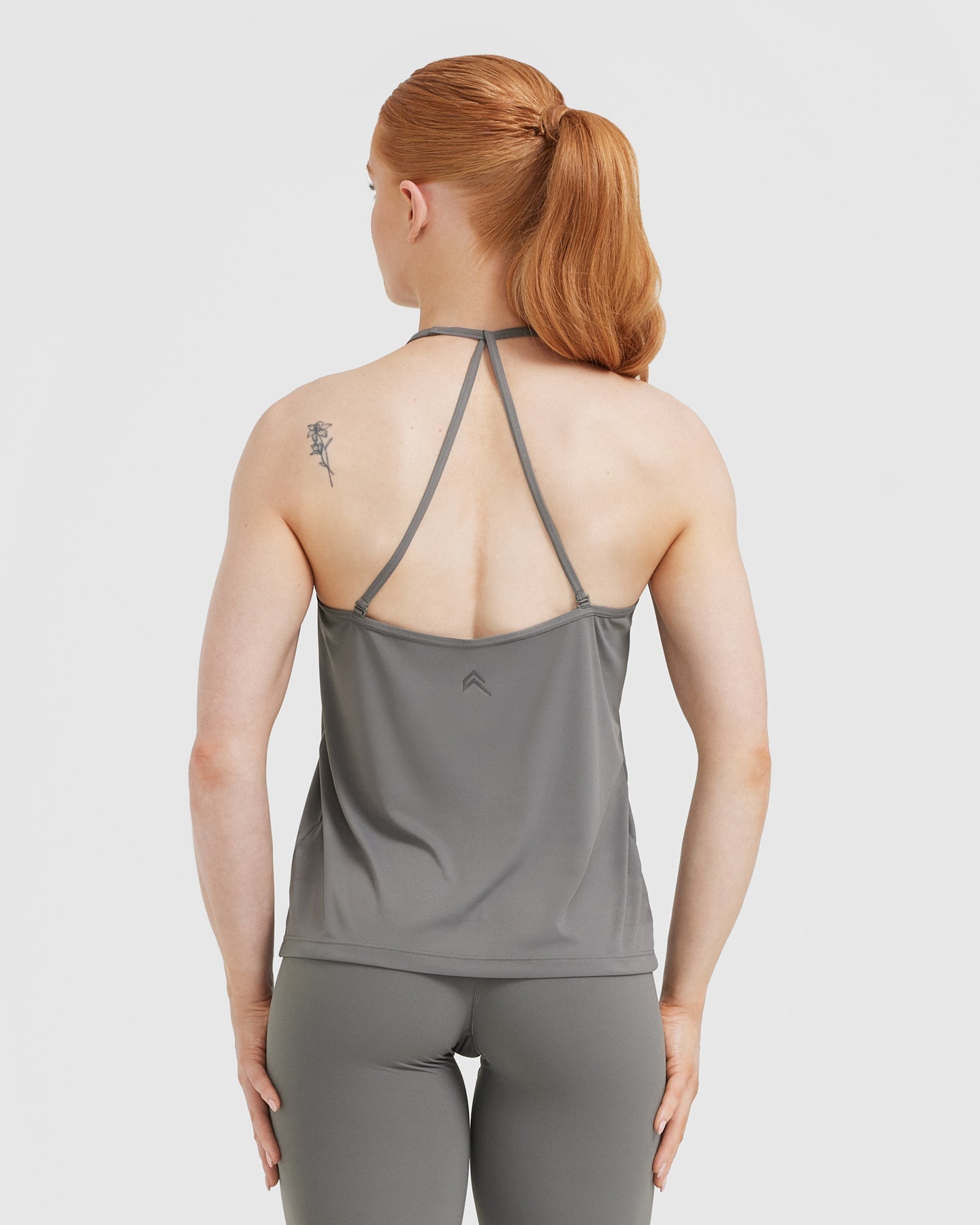 Alternative view of Go To Strappy Loose Vest | Ash Grey