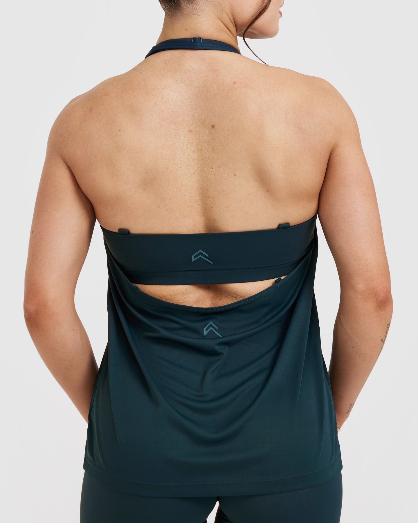 Go To Strappy Loose Vest | Oil Blue - Image 4