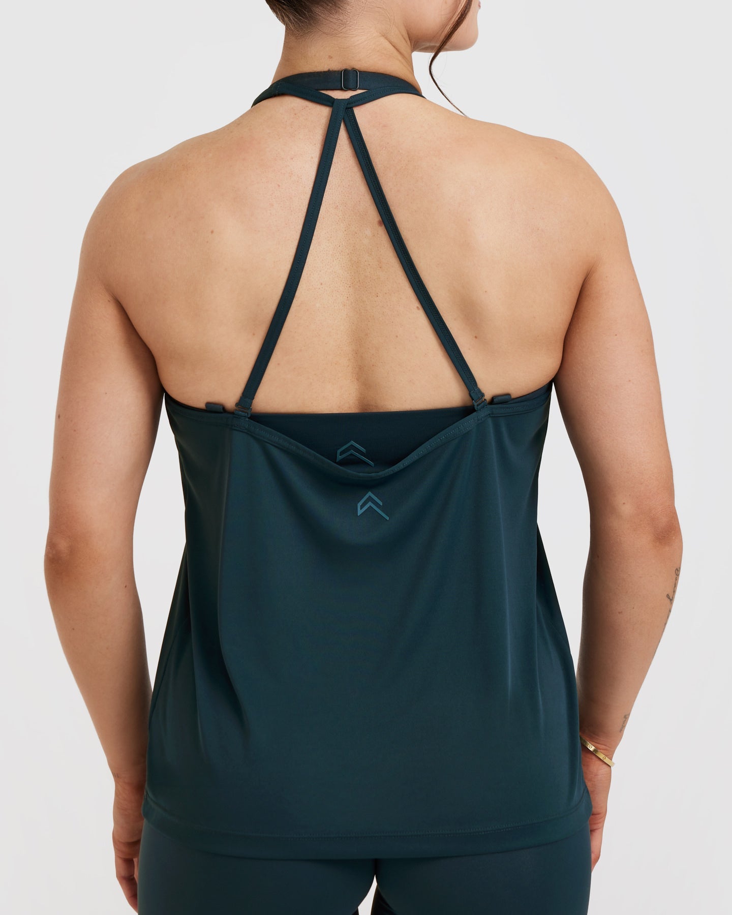 Go To Strappy Loose Vest | Oil Blue - Image 5