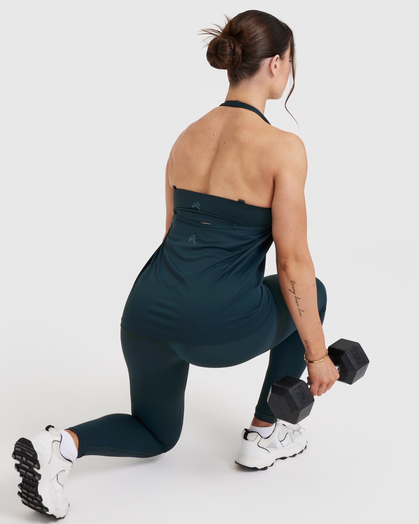 Go To Strappy Loose Vest | Oil Blue - Image 6