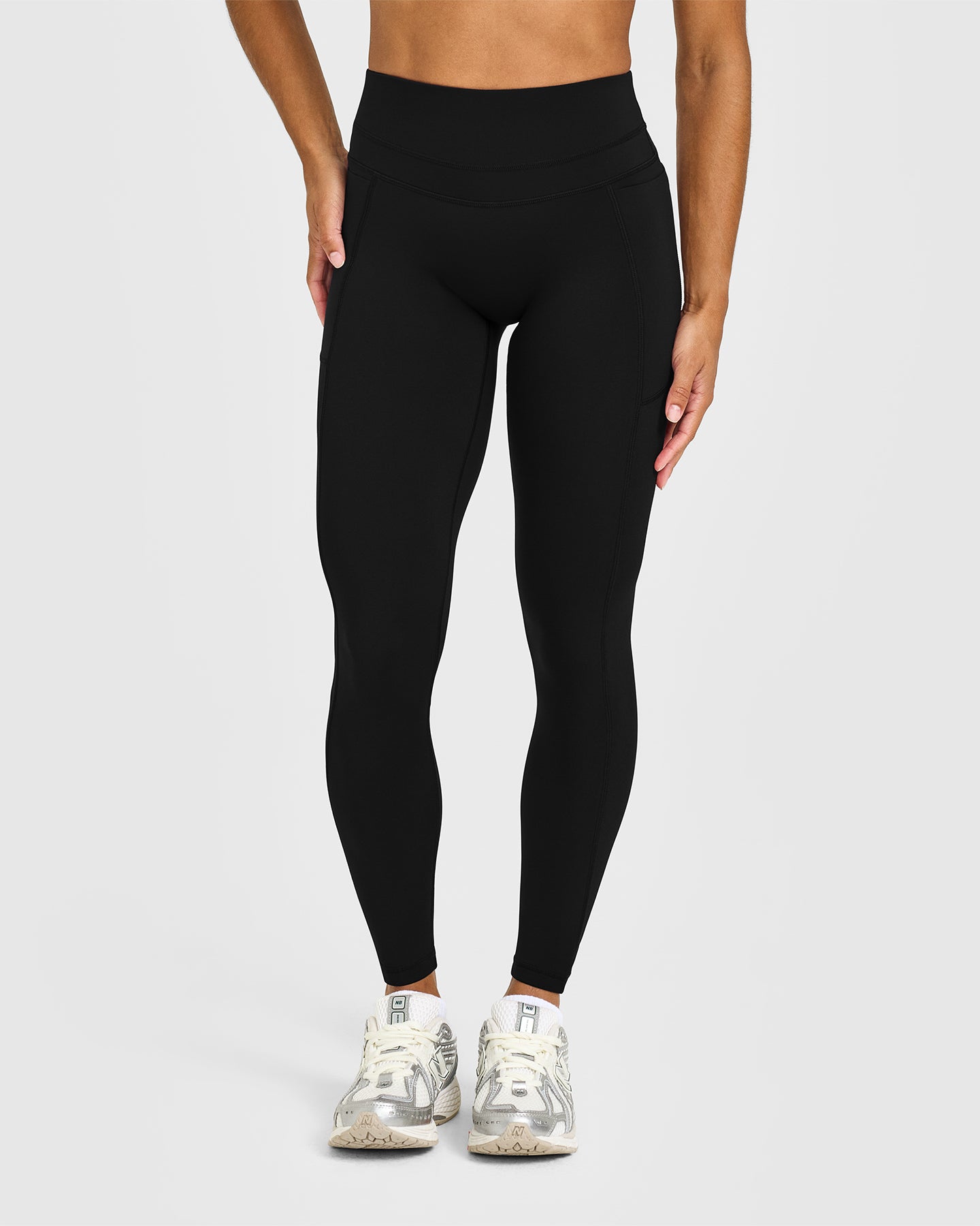 UnifiedMove High Waisted Pocket Leggings | Black - Image 2