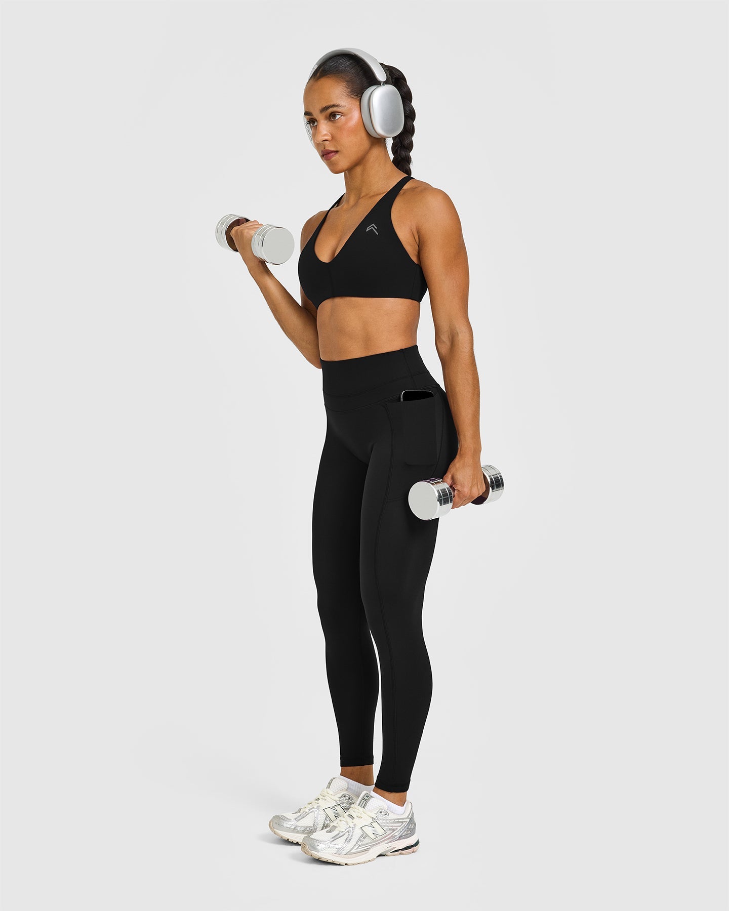 UnifiedMove High Waisted Pocket Leggings | Black - Image 3
