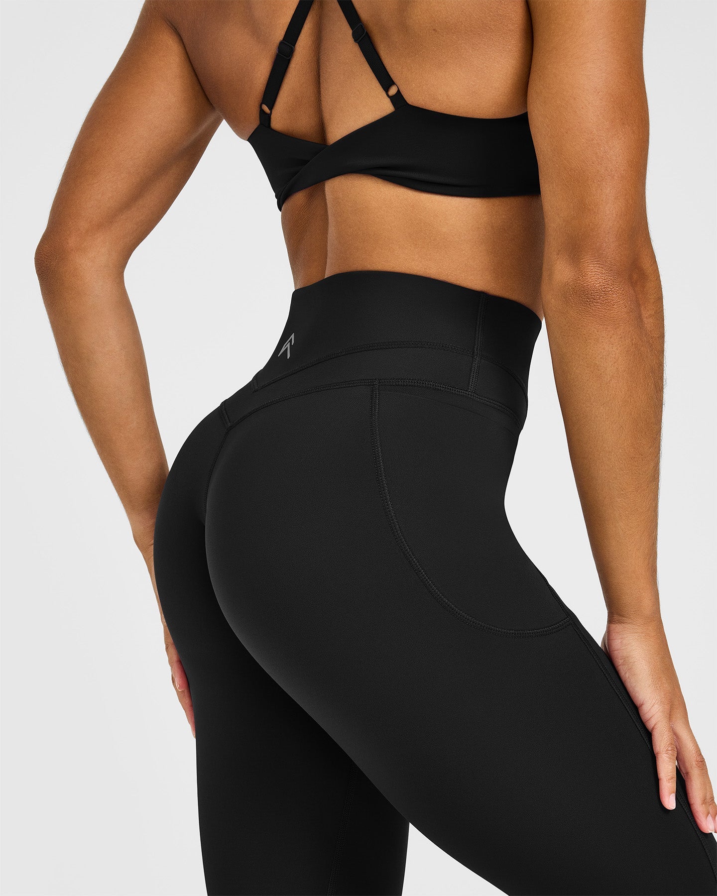 UnifiedMove High Waisted Pocket Leggings | Black - Image 4