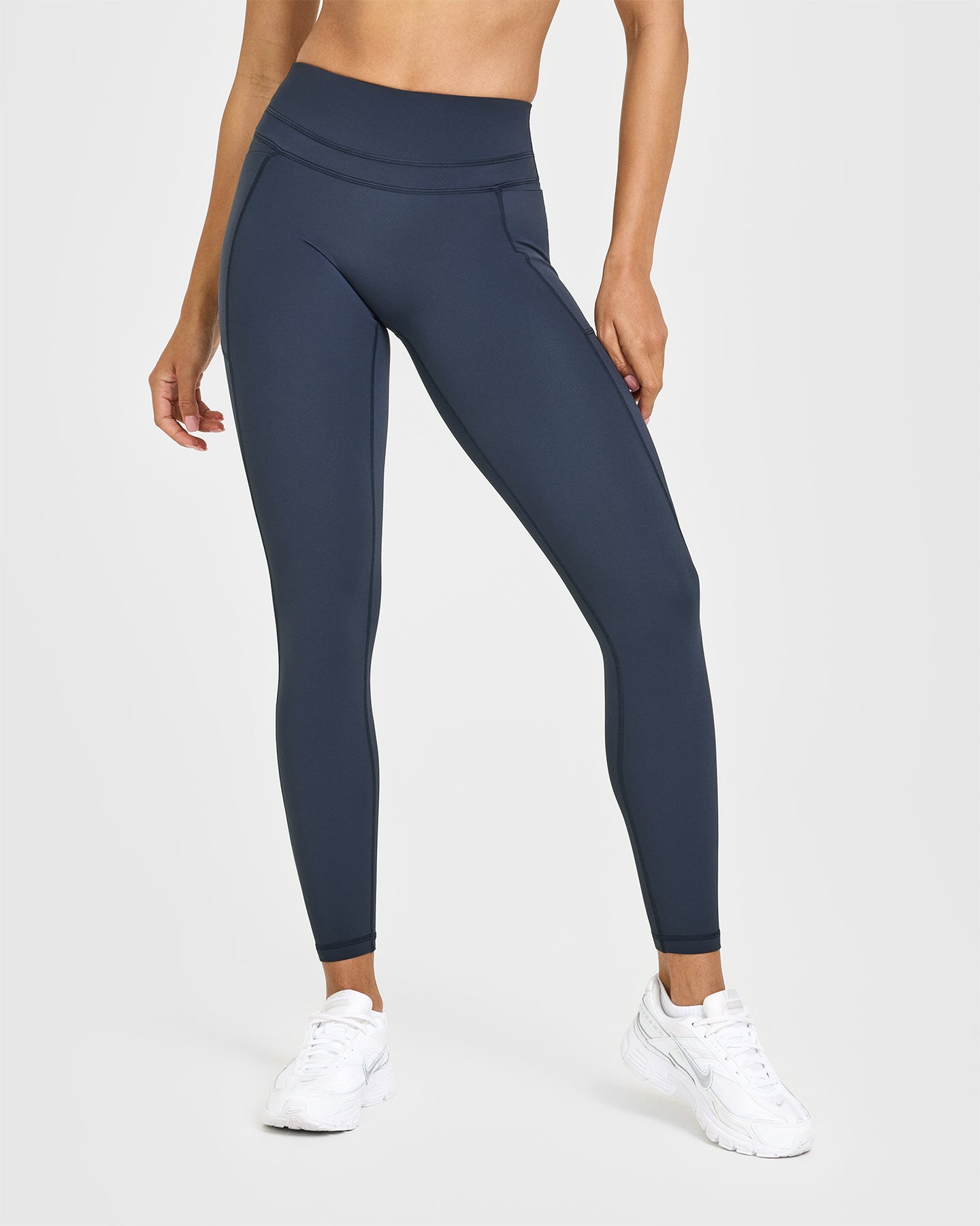 UnifiedMove High Waisted Pocket Leggings | True Blue - Image 2