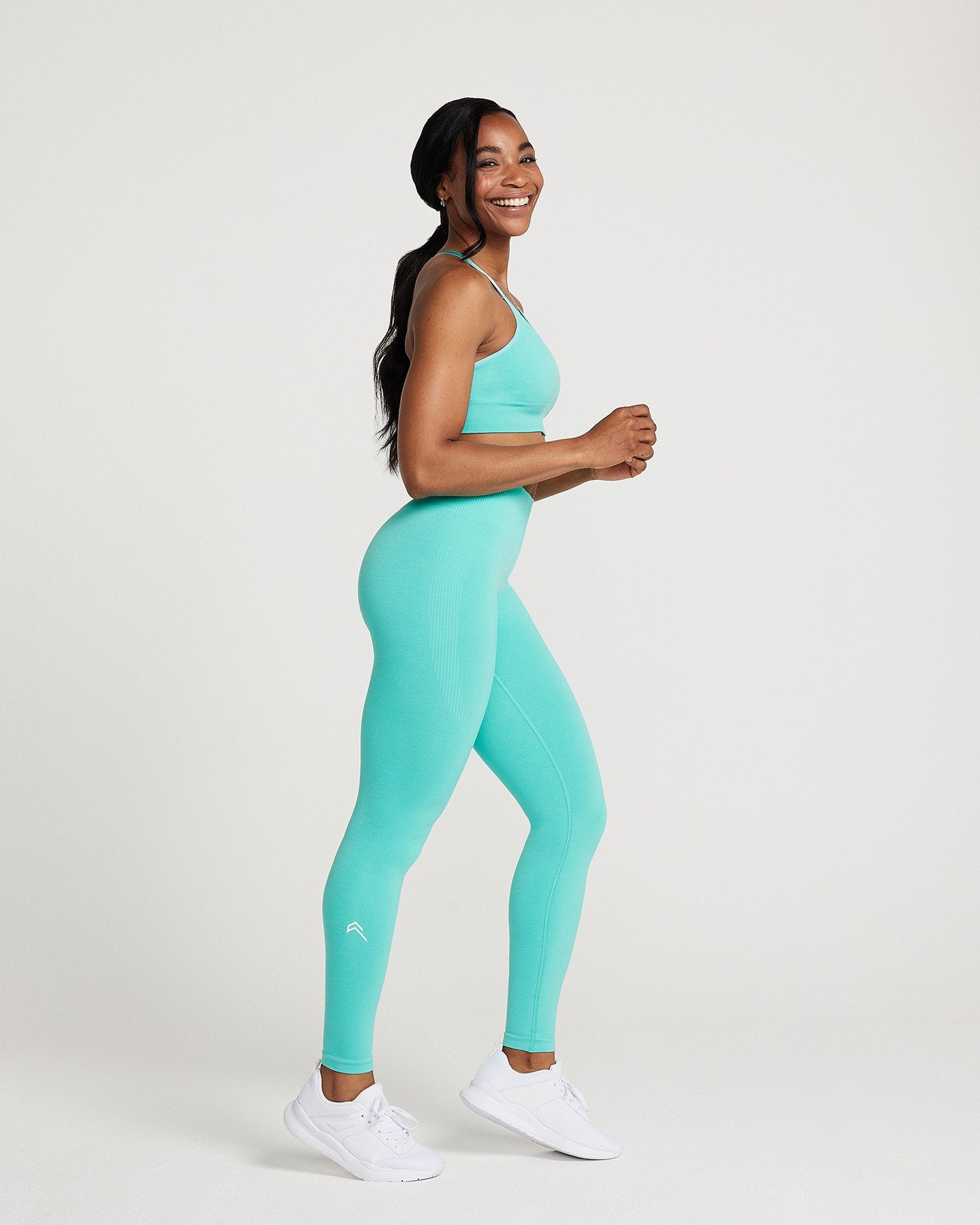Classic Seamless Leggings | Lagoon Marl - Image 2