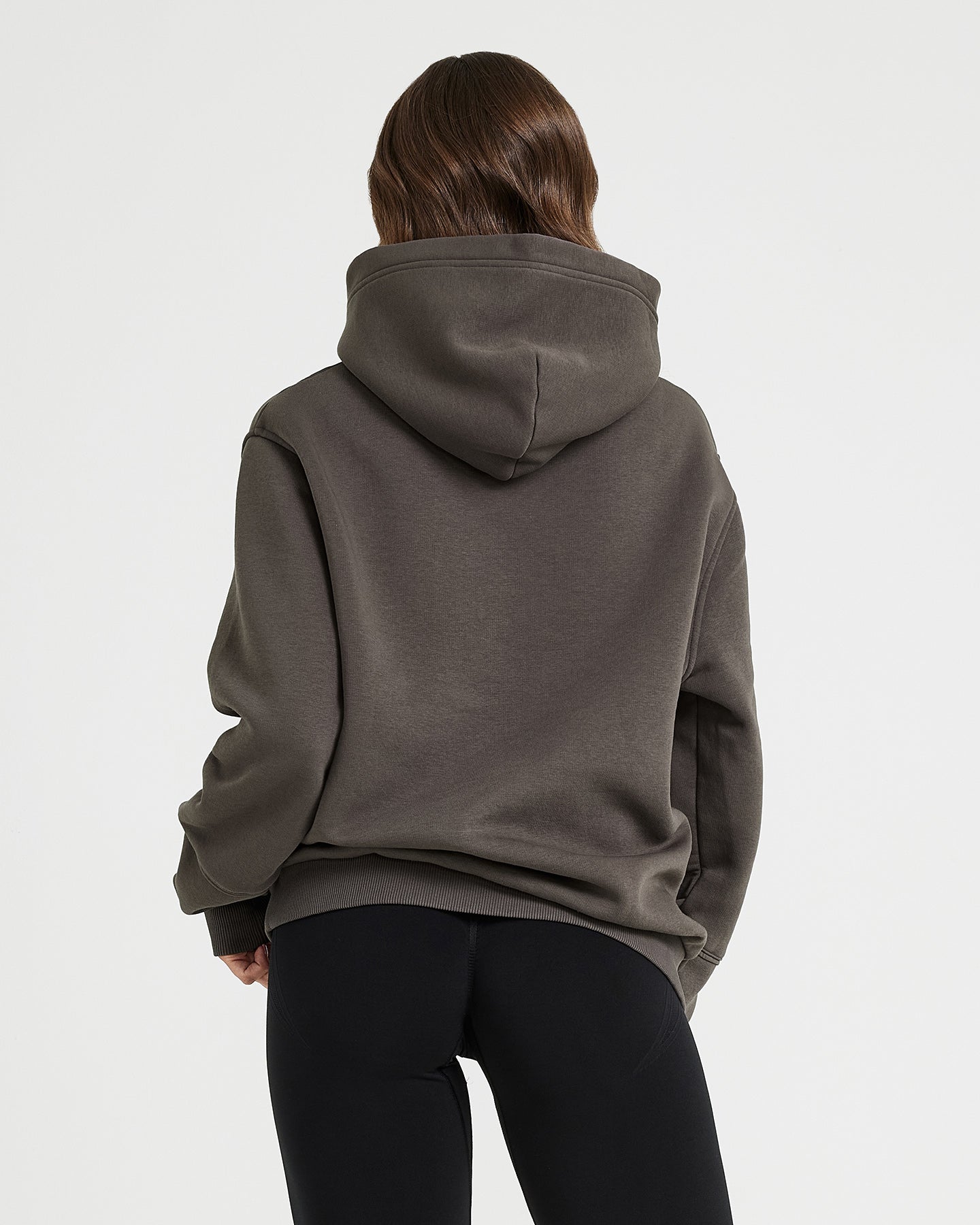 Classic Lounge Oversized Hoodie | Deep Taupe - Image 2
