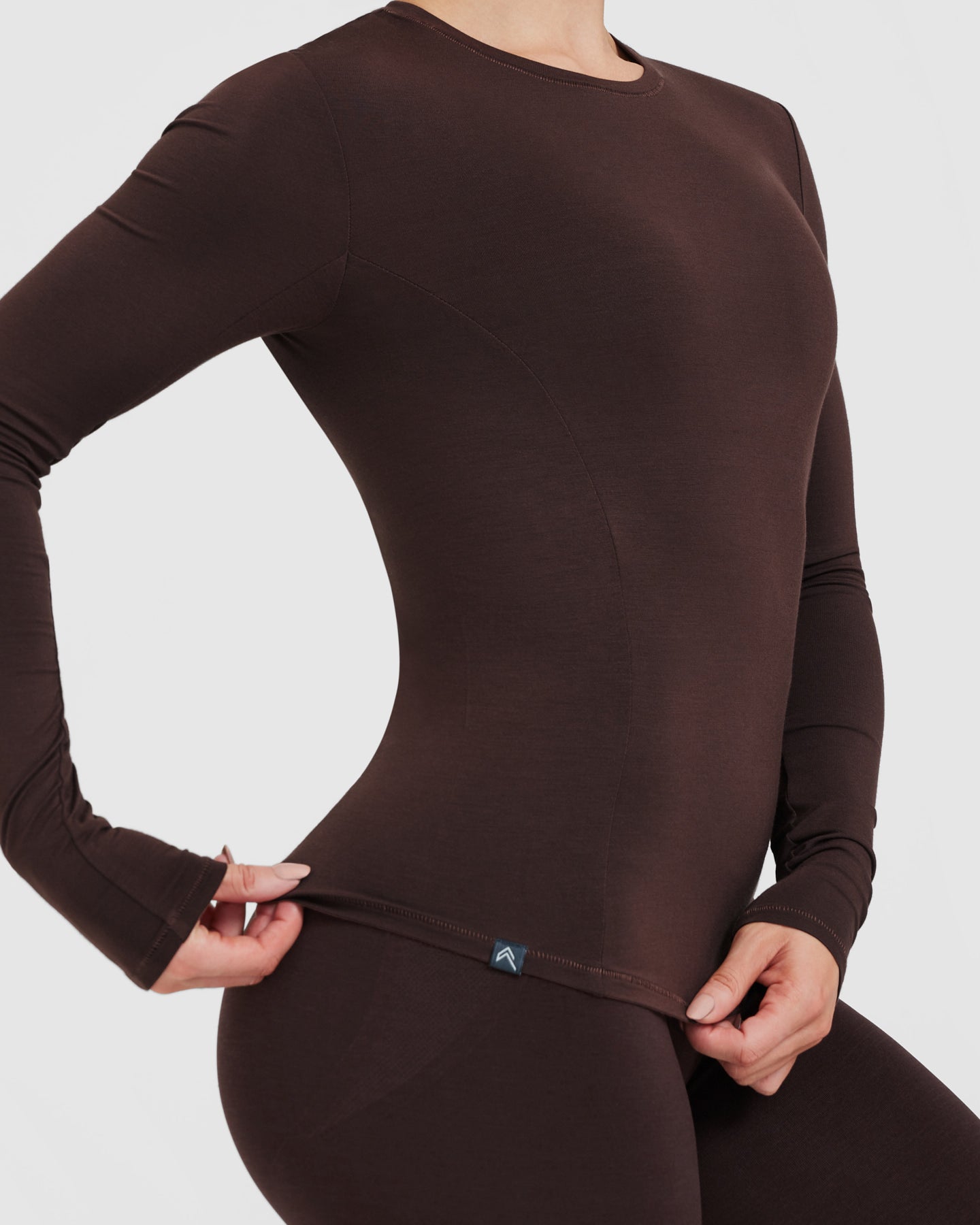 Mellow Soft Long Sleeve Top | 70% Cocoa - Image 4