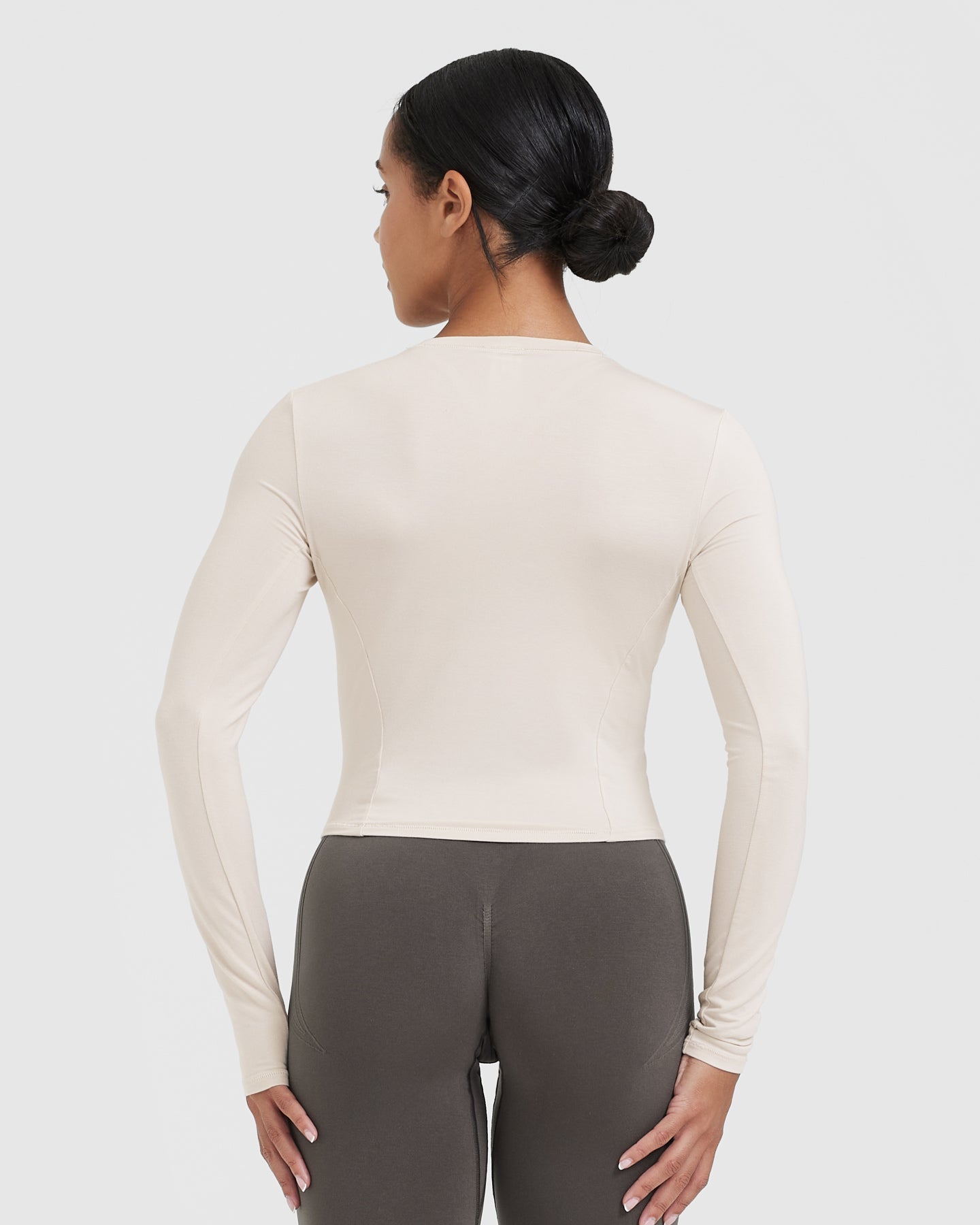 Mellow Soft Mid Long Sleeve Top | Sand - Image 2