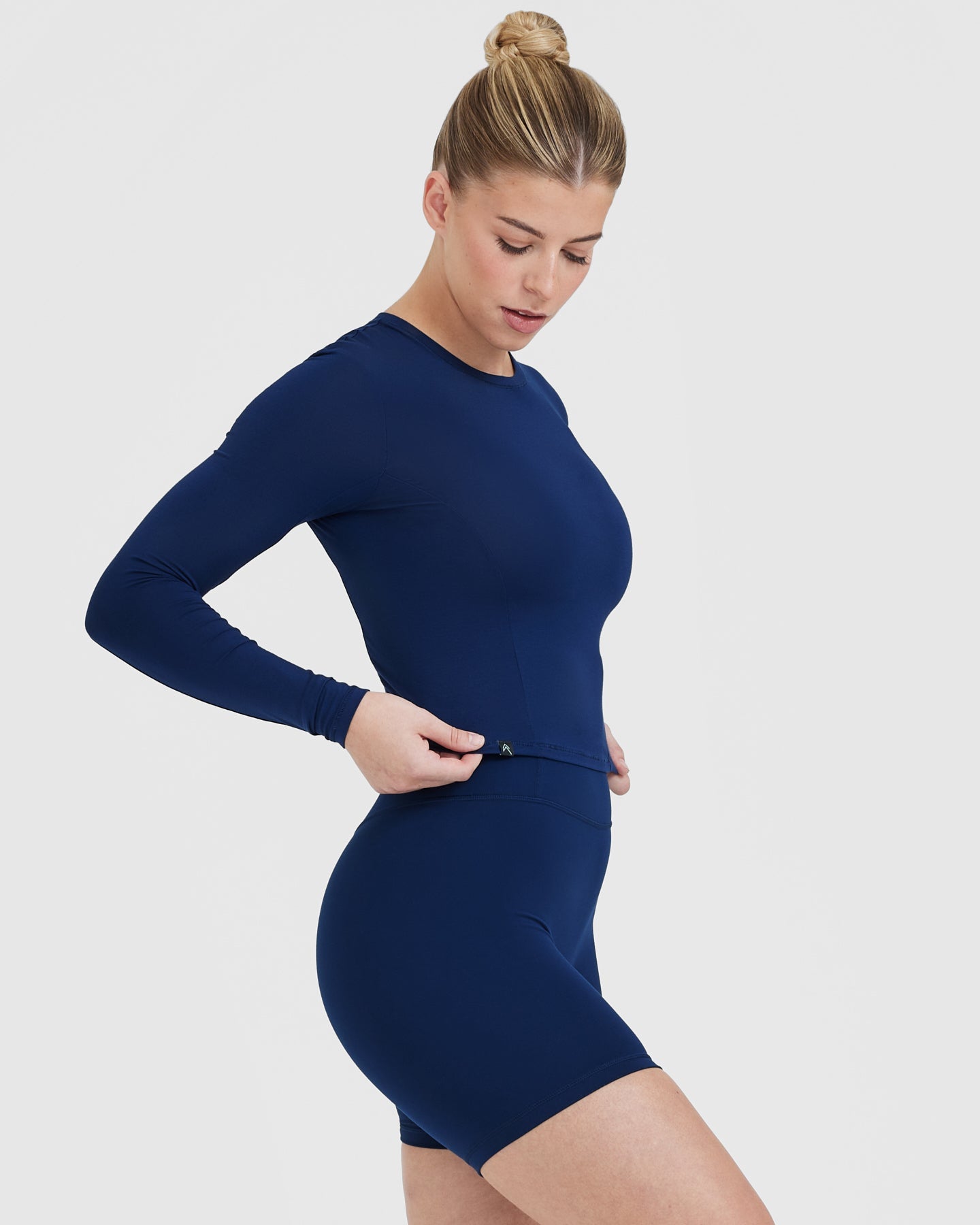 Mellow Soft Mid Long Sleeve Top | Midnight - Image 3