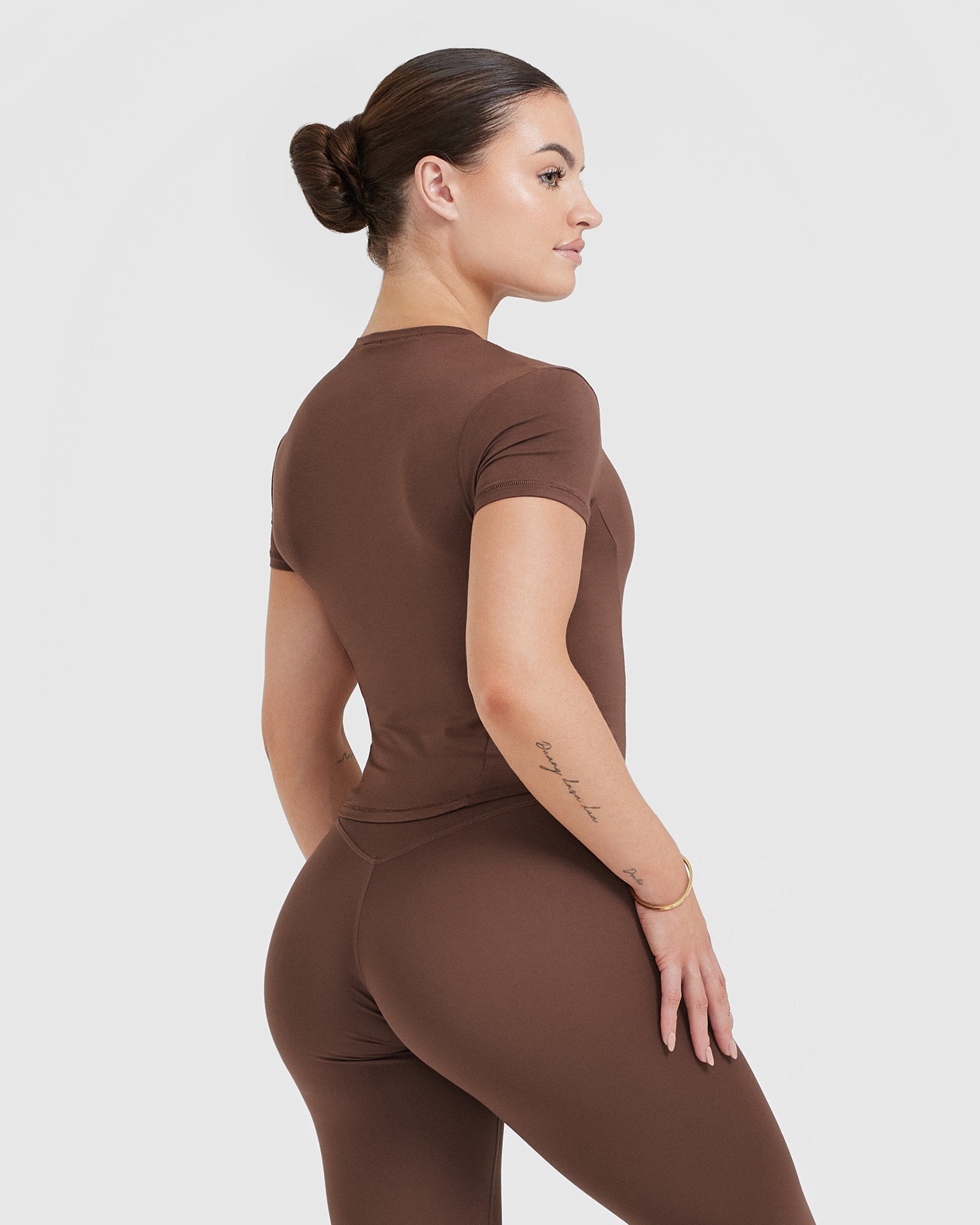 Mellow Soft Mid Short Sleeve T-Shirt | Chestnut - Image 2