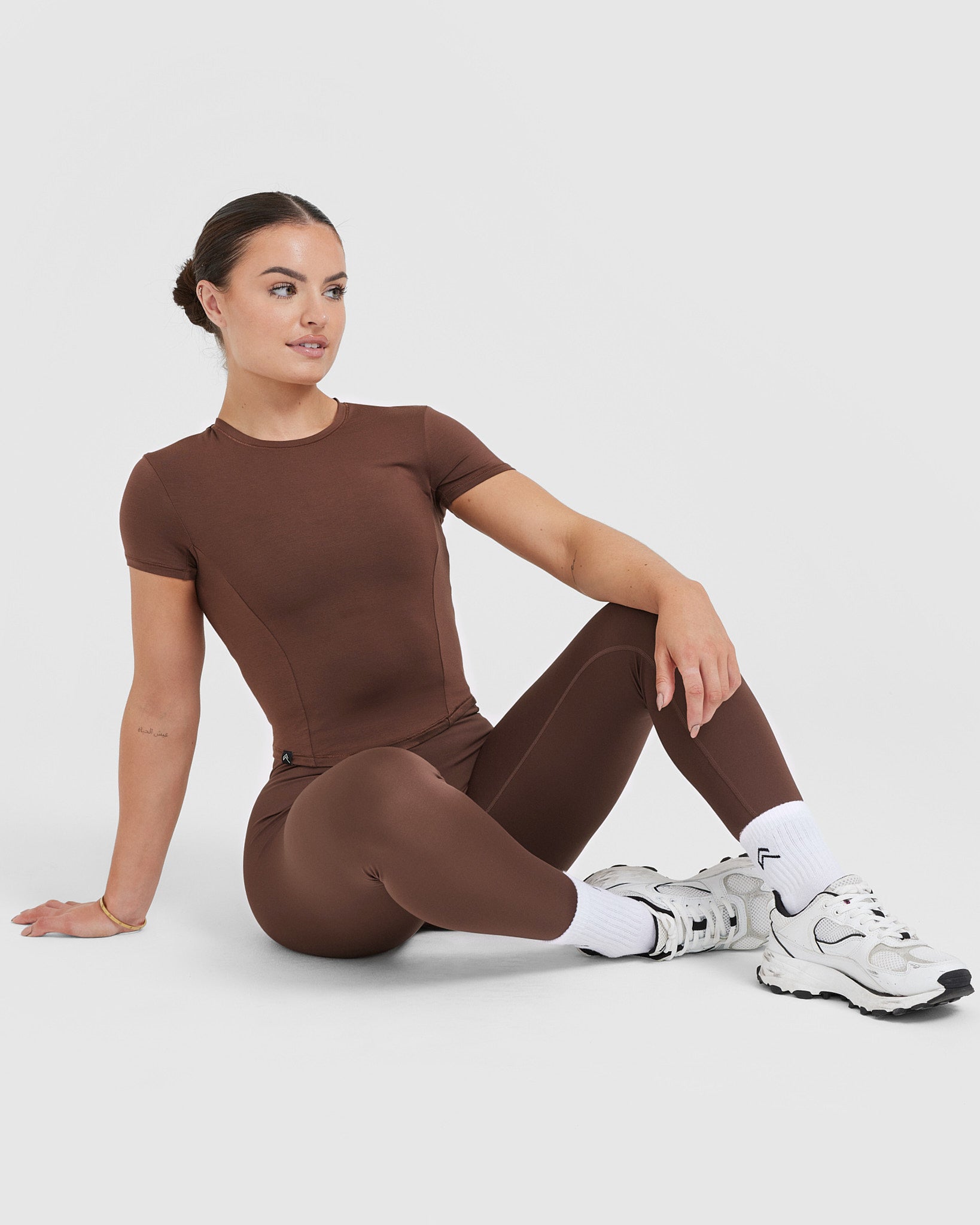Mellow Soft Mid Short Sleeve T-Shirt | Chestnut - Image 6