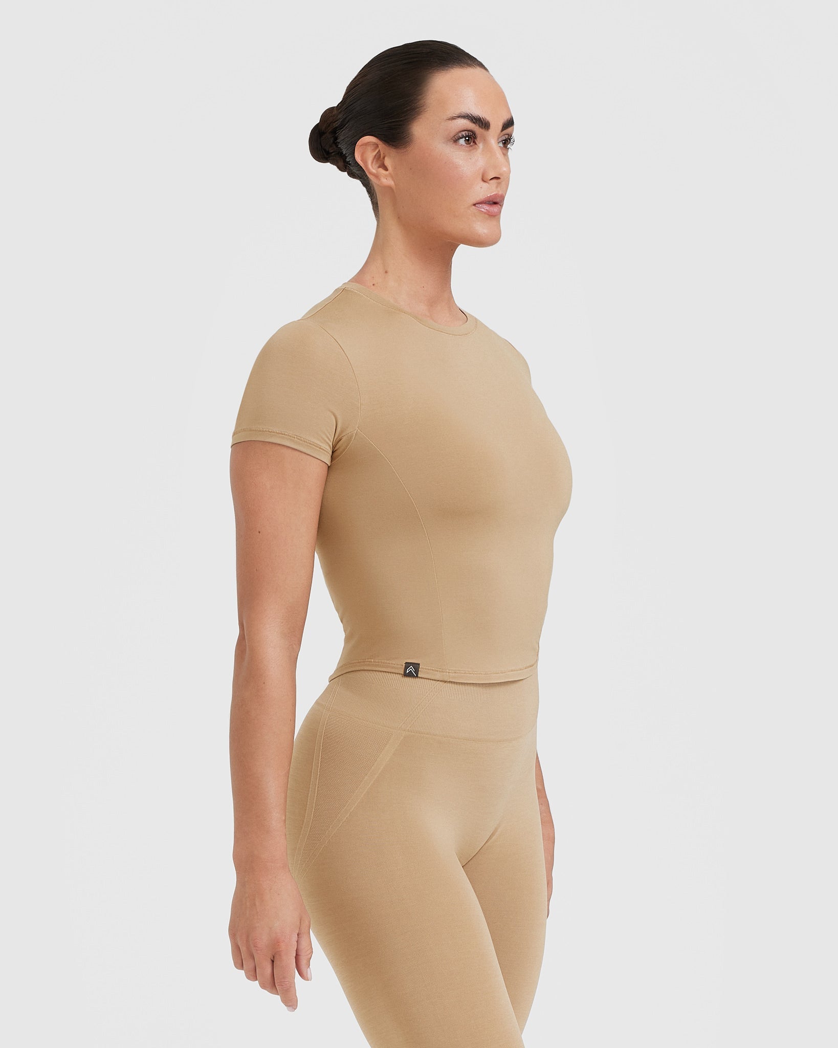 Mellow Soft Mid Short Sleeve T-Shirt | Dune Brown - Image 3