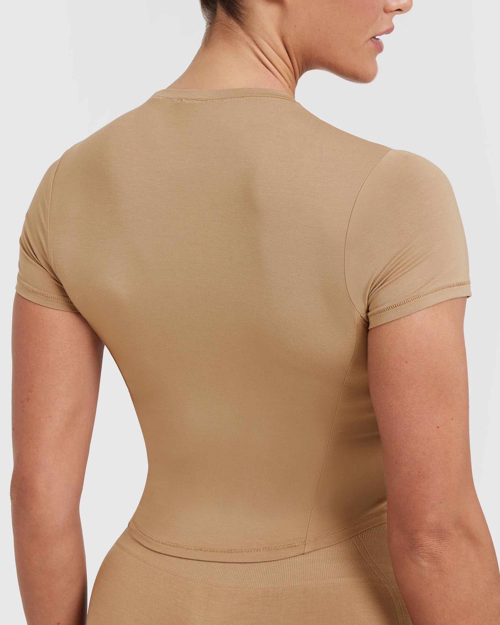 Mellow Soft Mid Short Sleeve T-Shirt | Dune Brown - Image 5