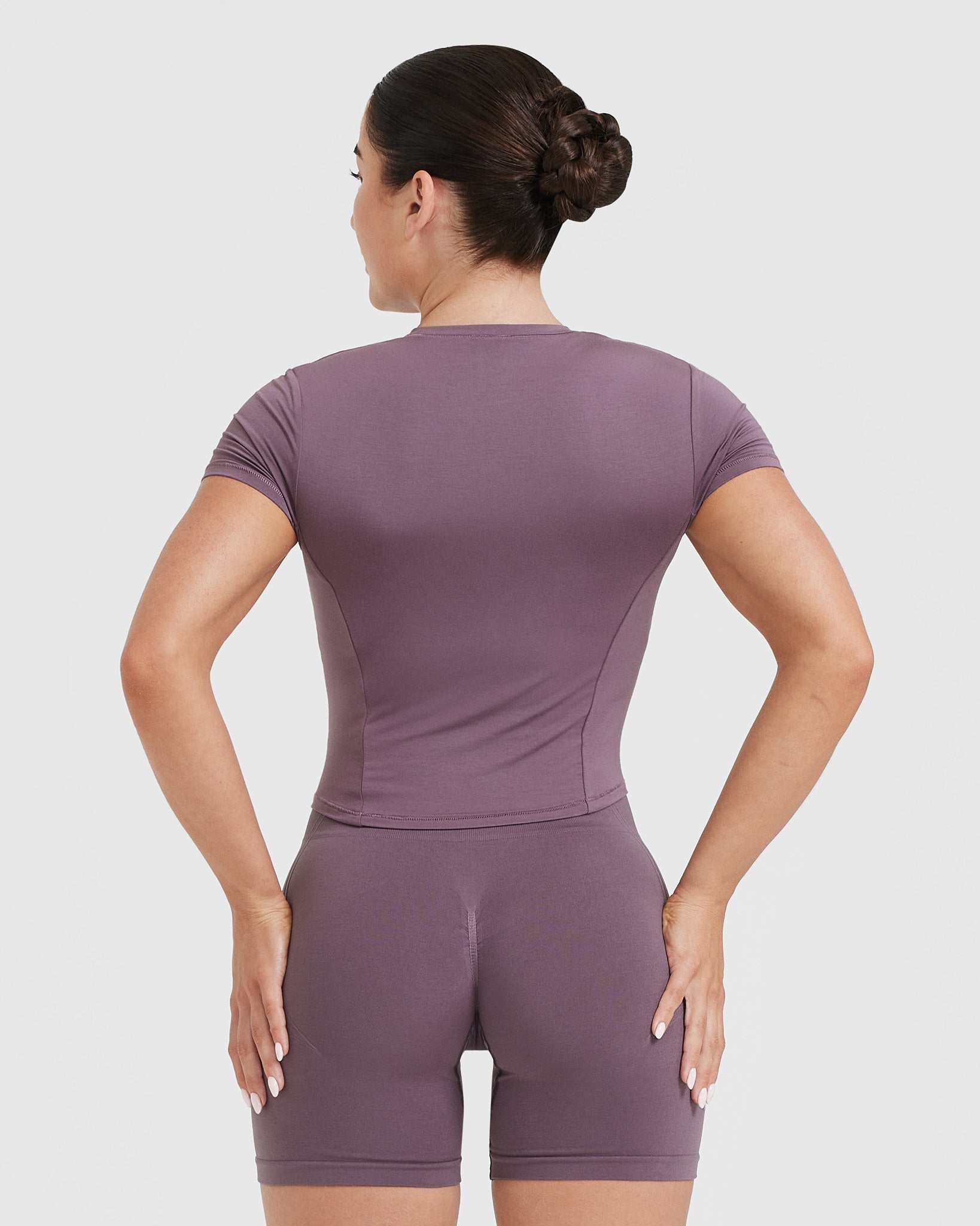 Mellow Soft Mid Short Sleeve T-Shirt | Vintage Purple - Image 2